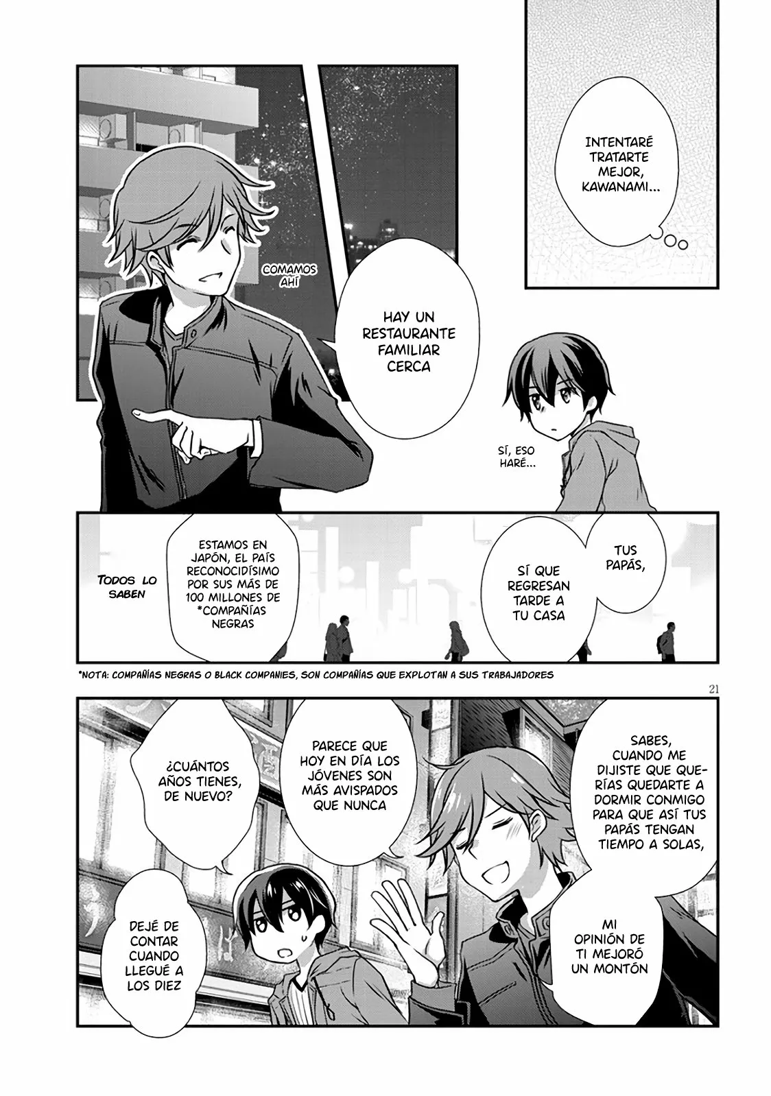 Página 21 del Manga