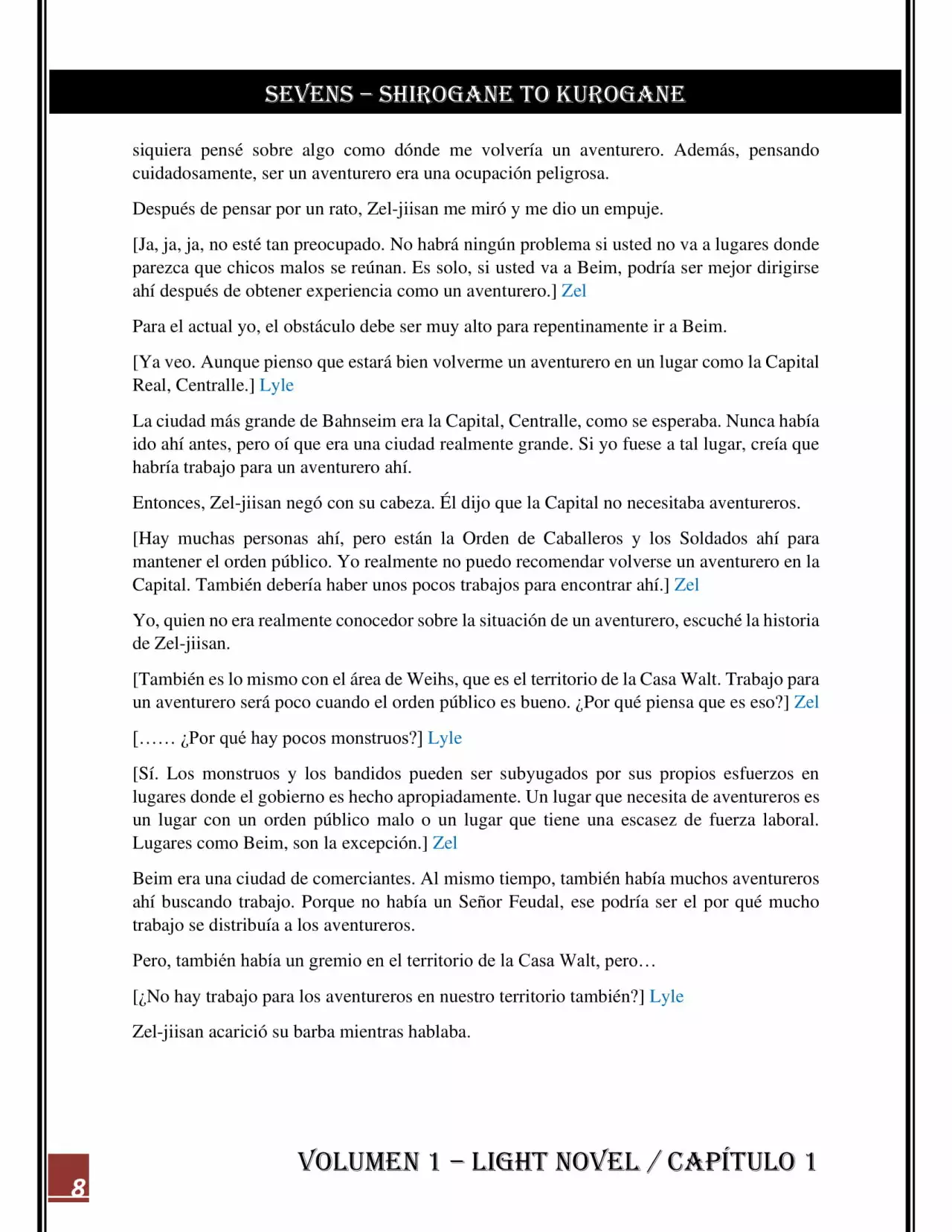 Página 8 del Manga