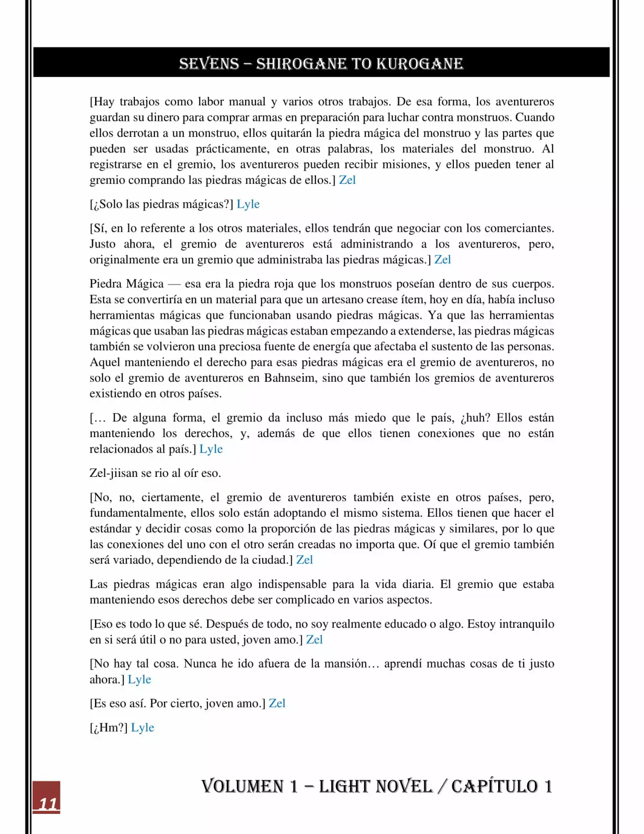 Página 11 del Manga