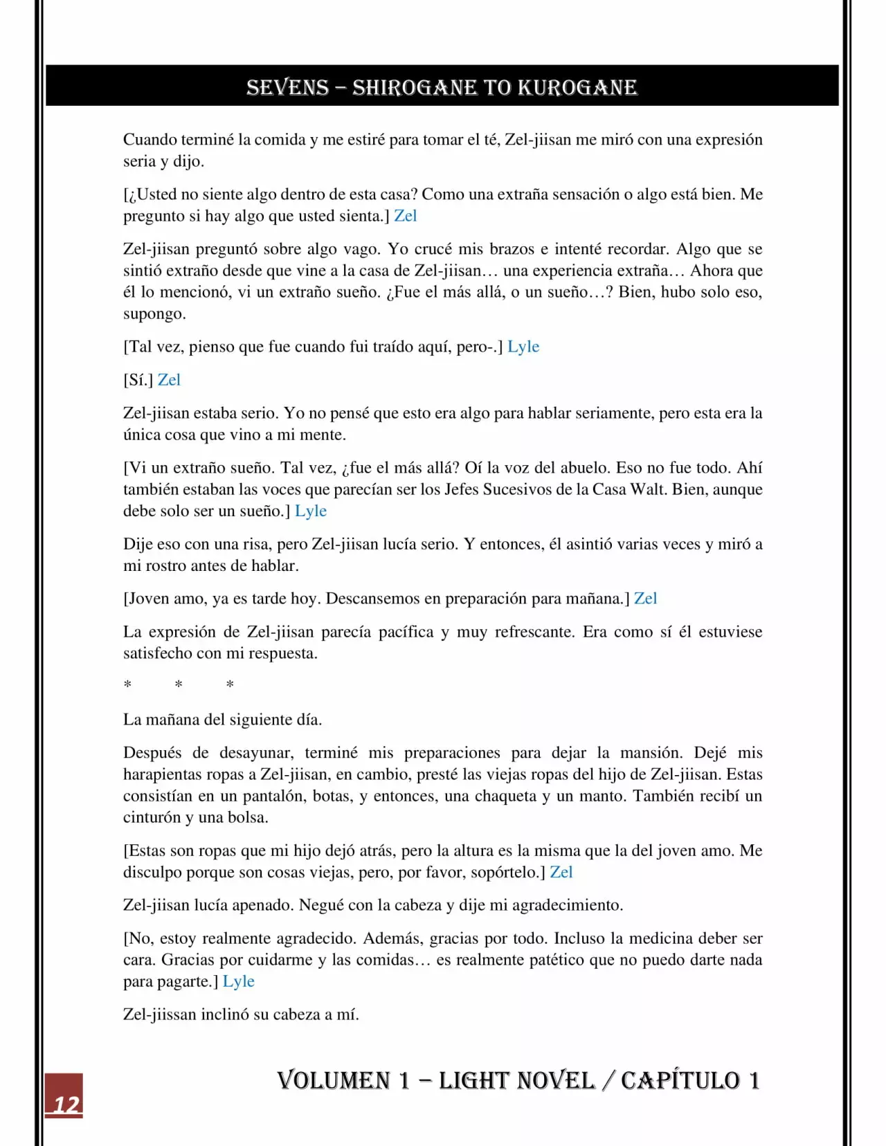 Página 12 del Manga