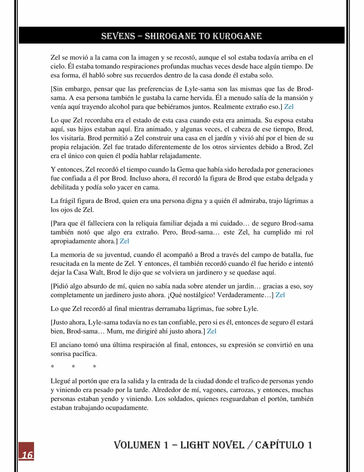 Página 16 del Manga