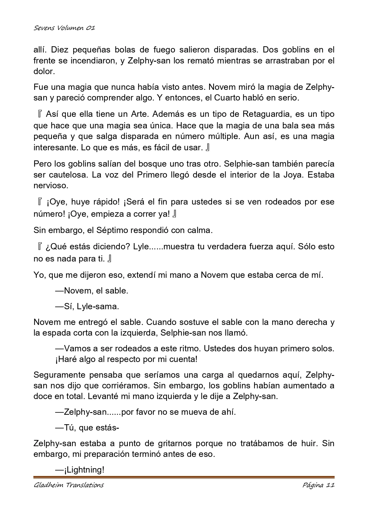 Página 11 del Manga