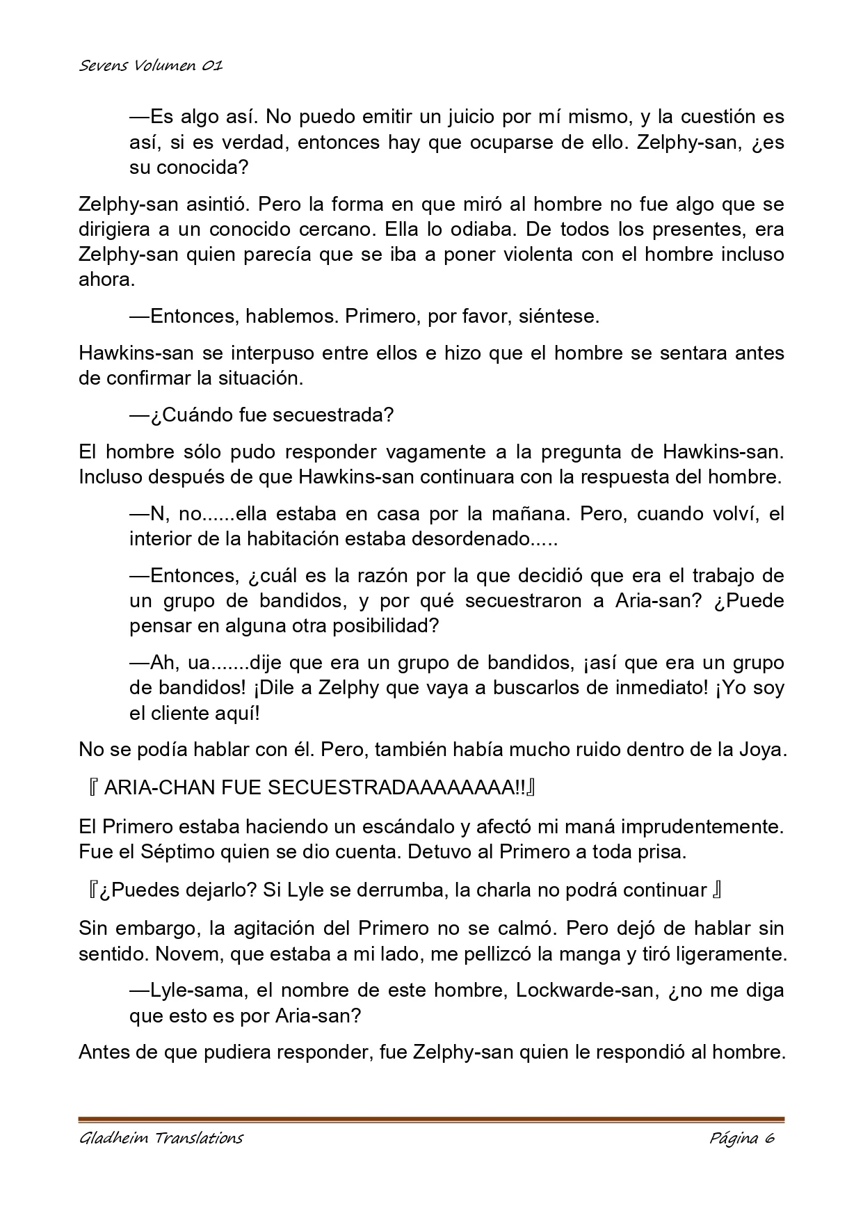Página 6 del Manga