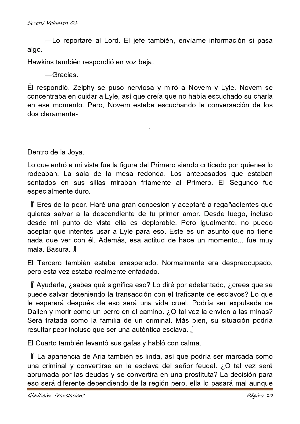 Página 13 del Manga