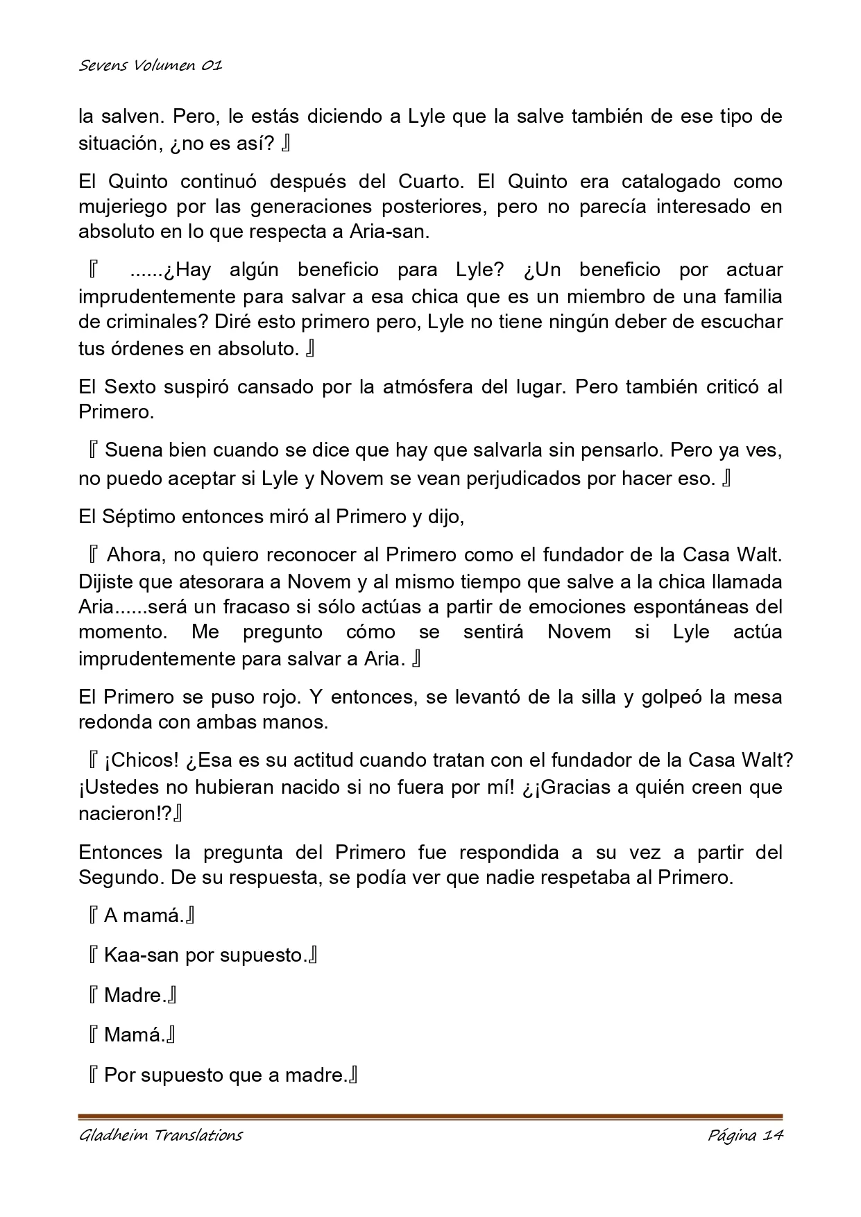 Página 14 del Manga