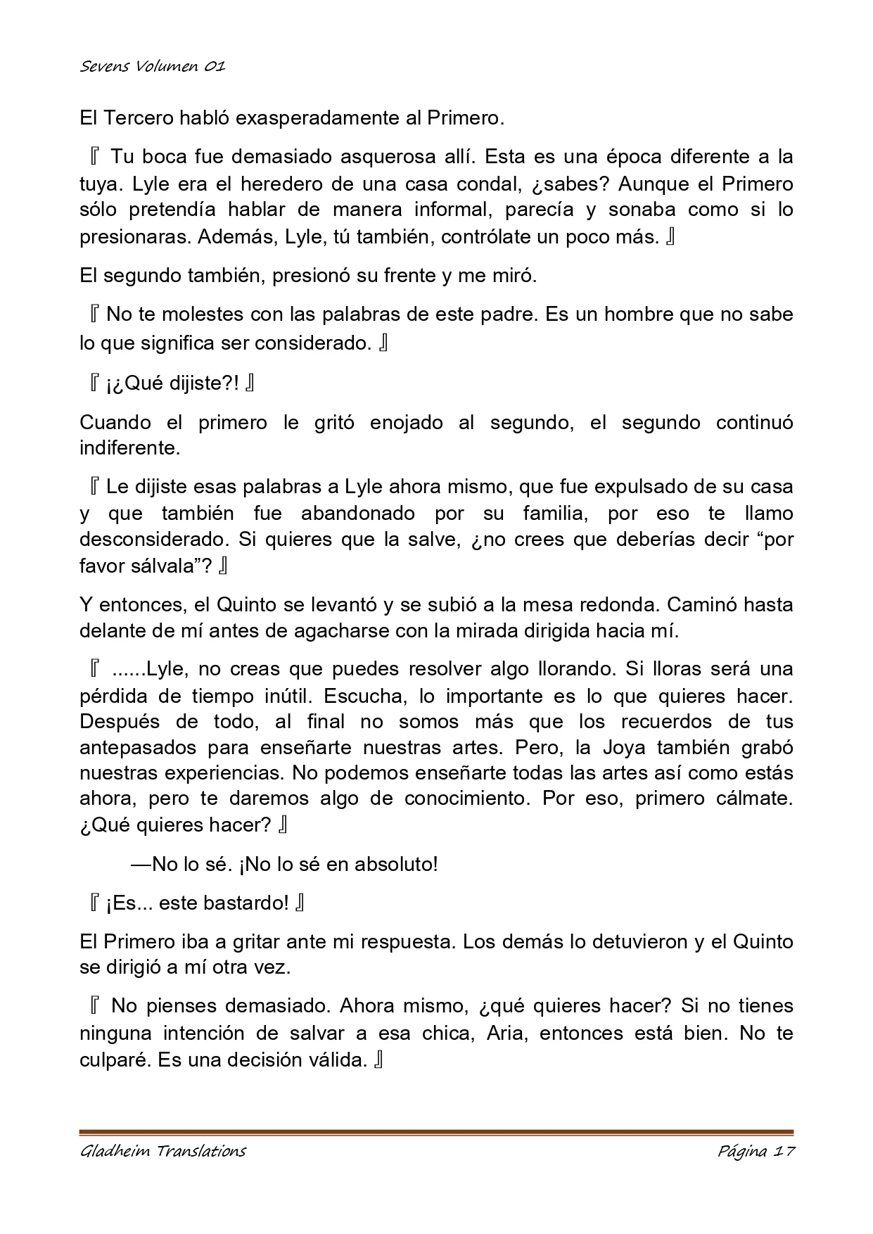 Página 17 del Manga