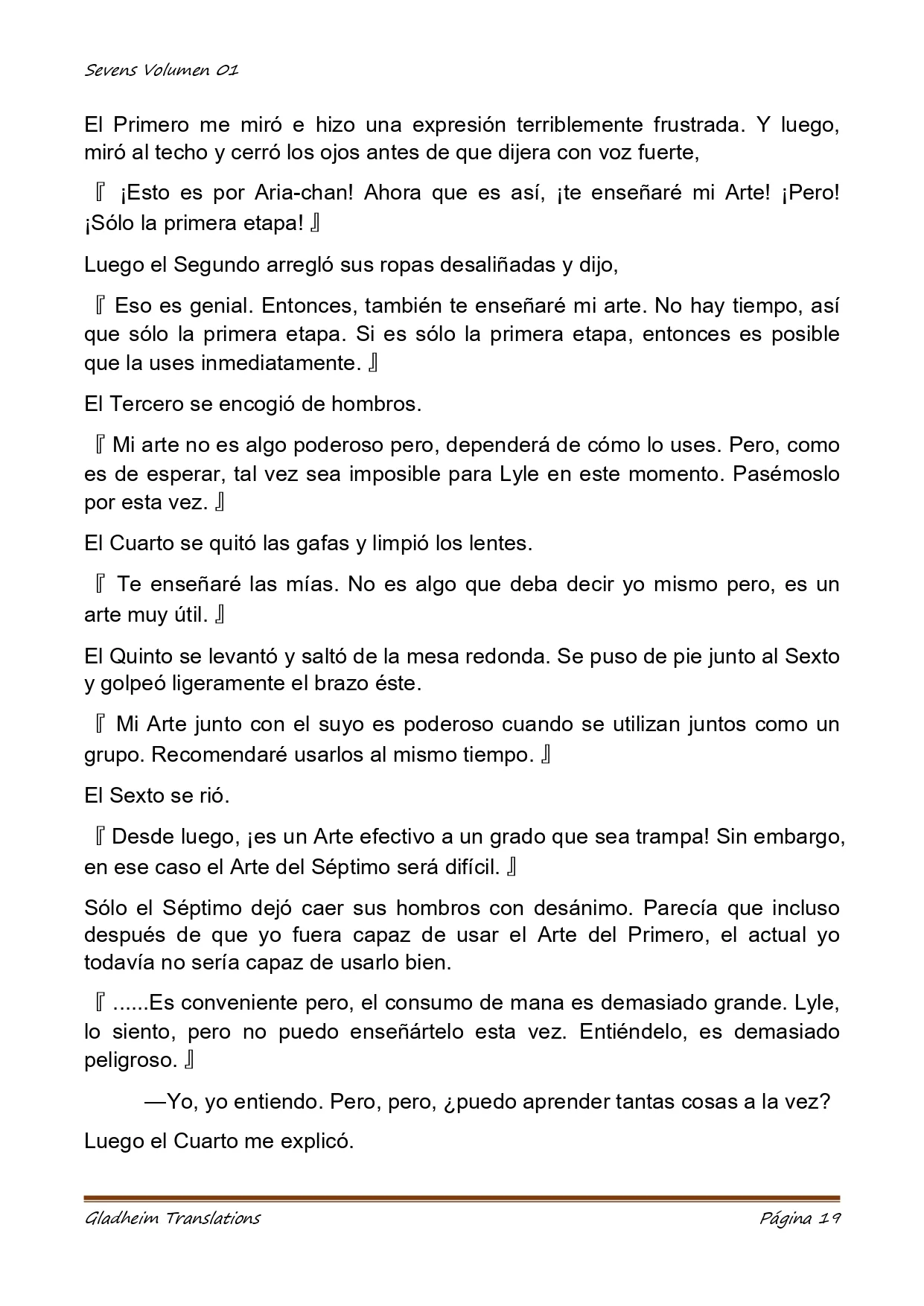 Página 19 del Manga