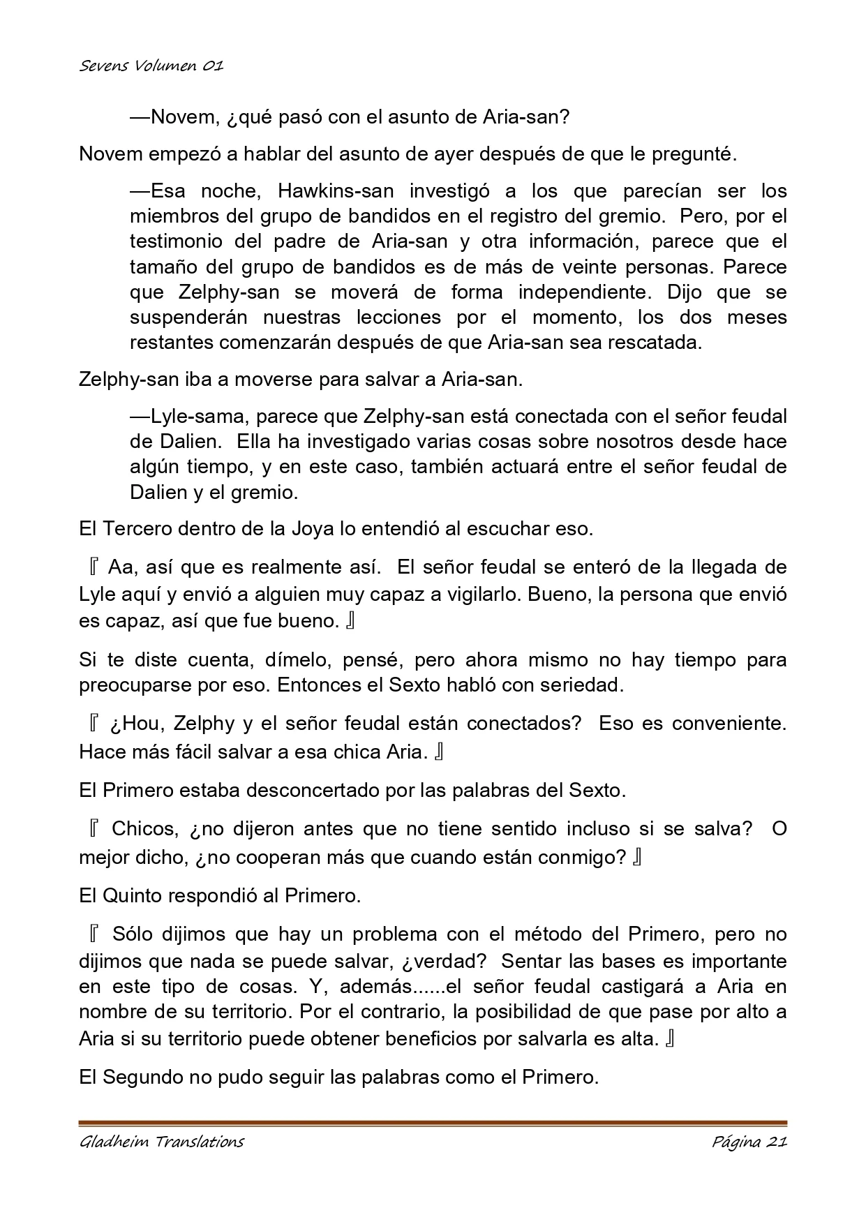 Página 21 del Manga