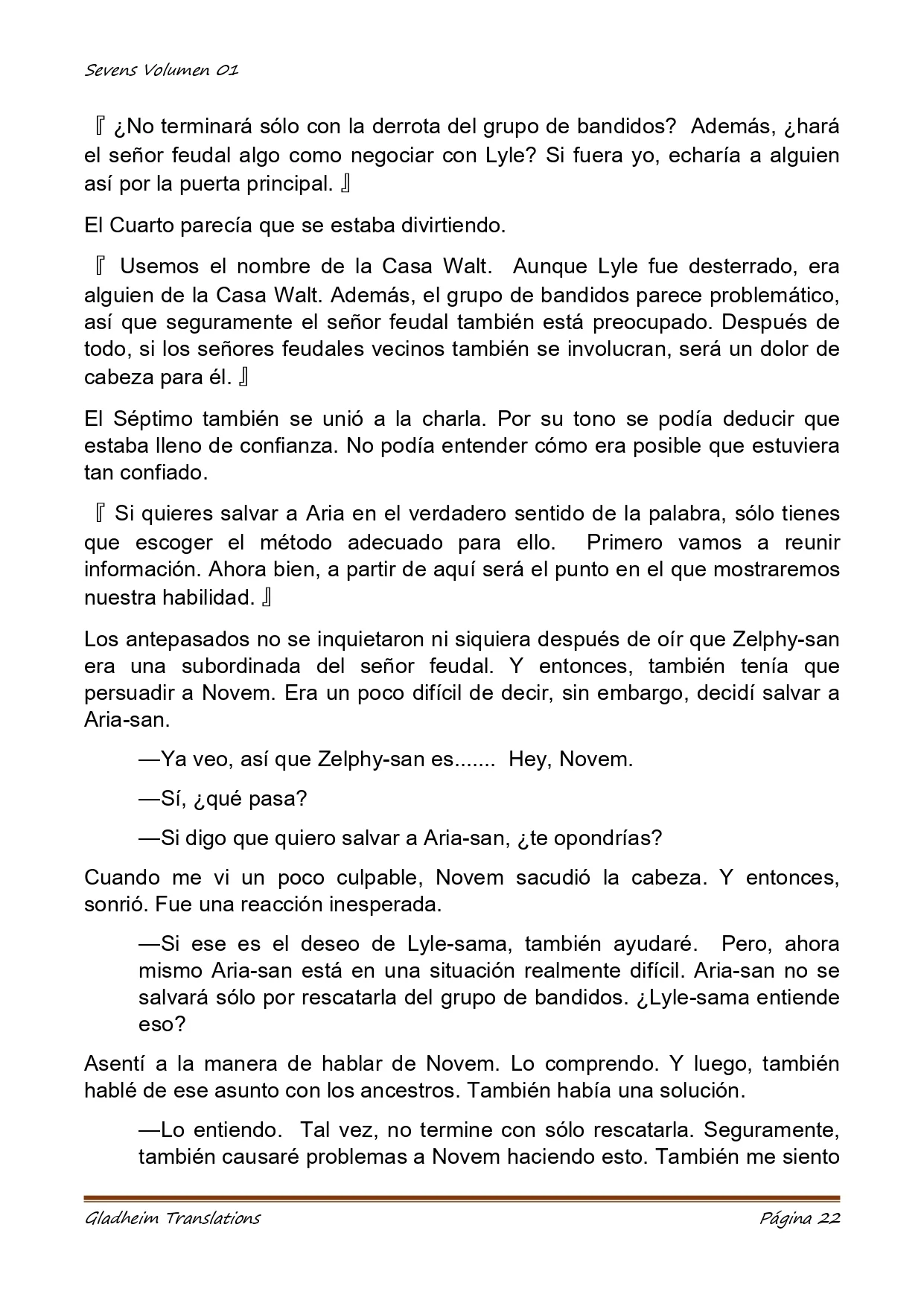 Página 22 del Manga