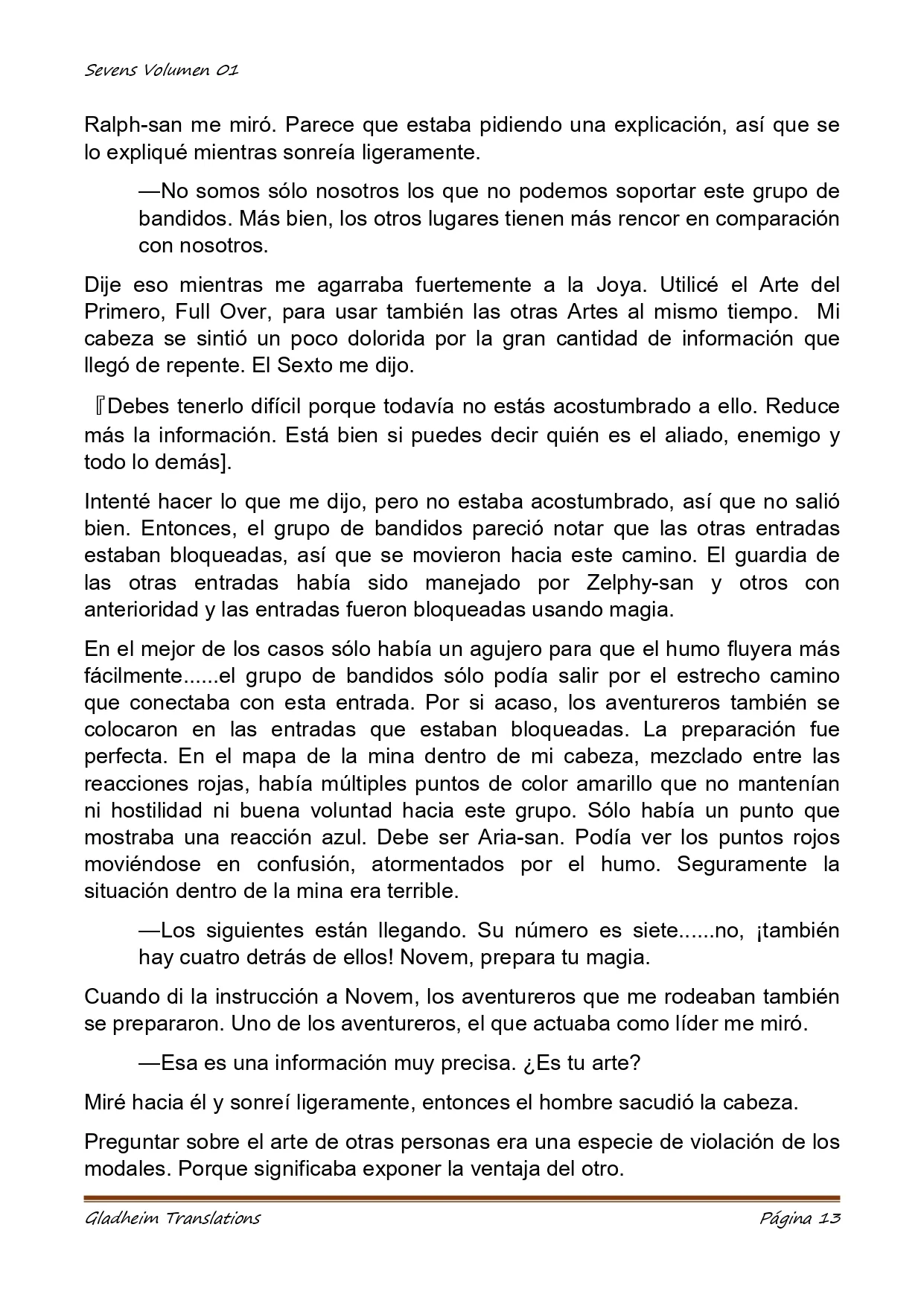 Página 13 del Manga