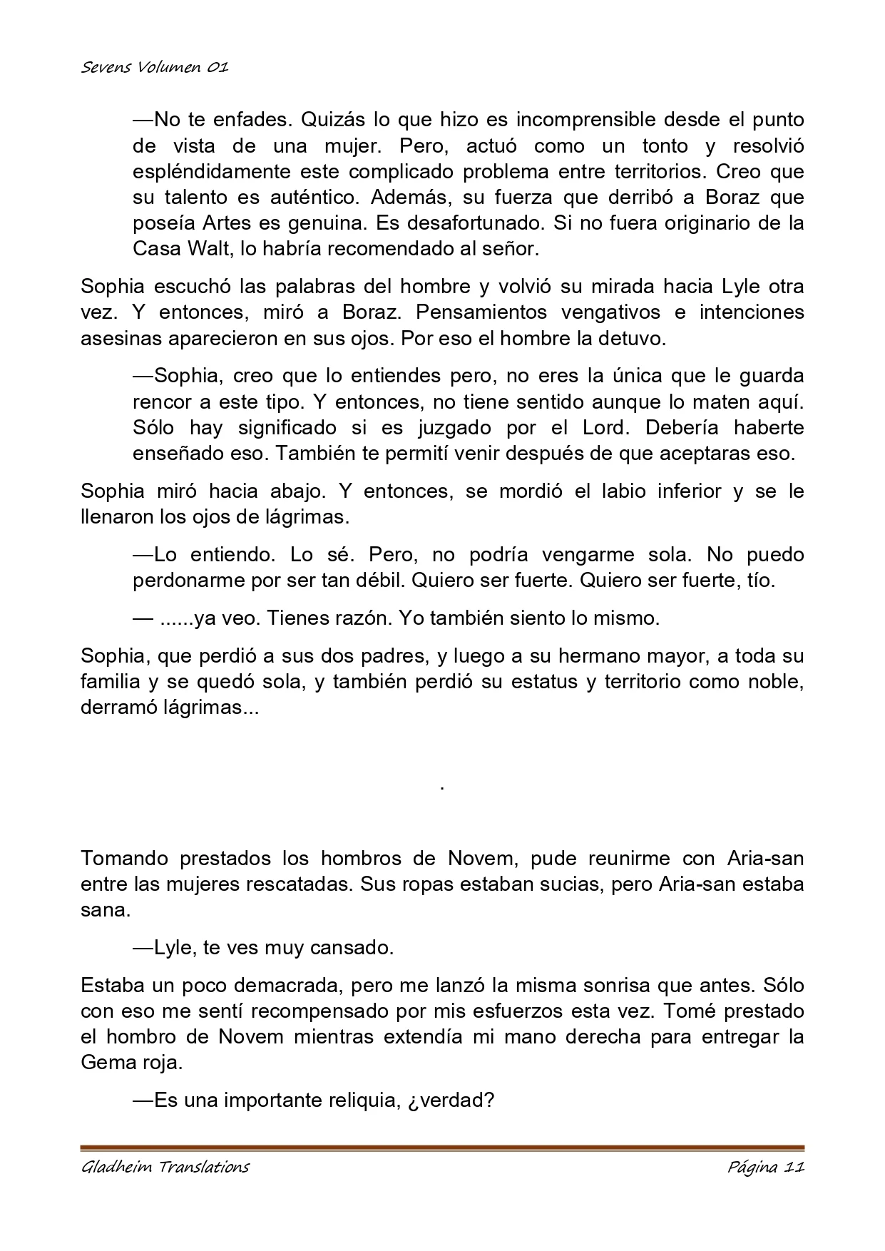 Página 11 del Manga