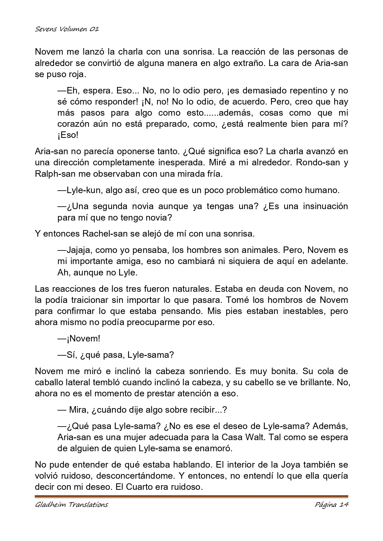 Página 14 del Manga