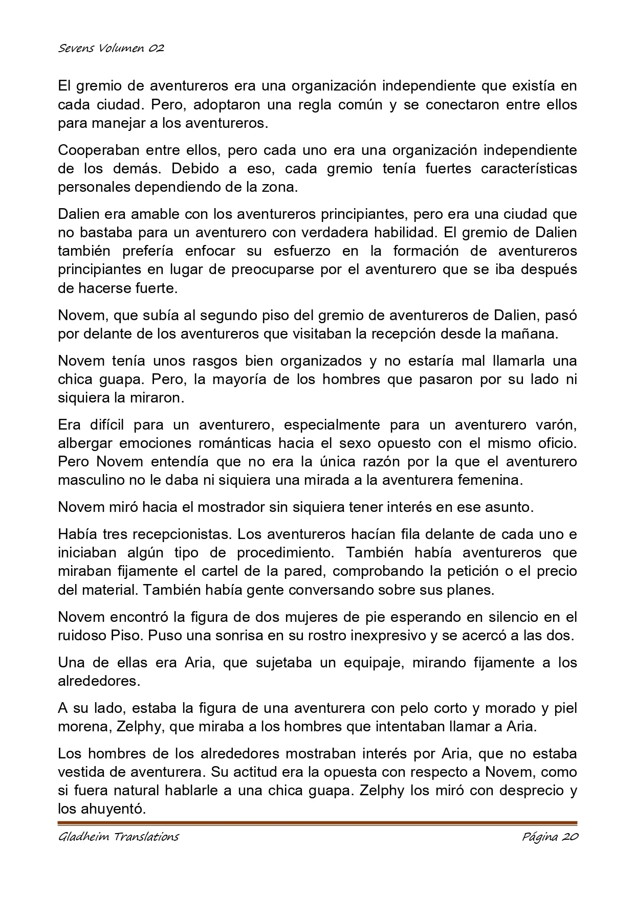 Página 20 del Manga