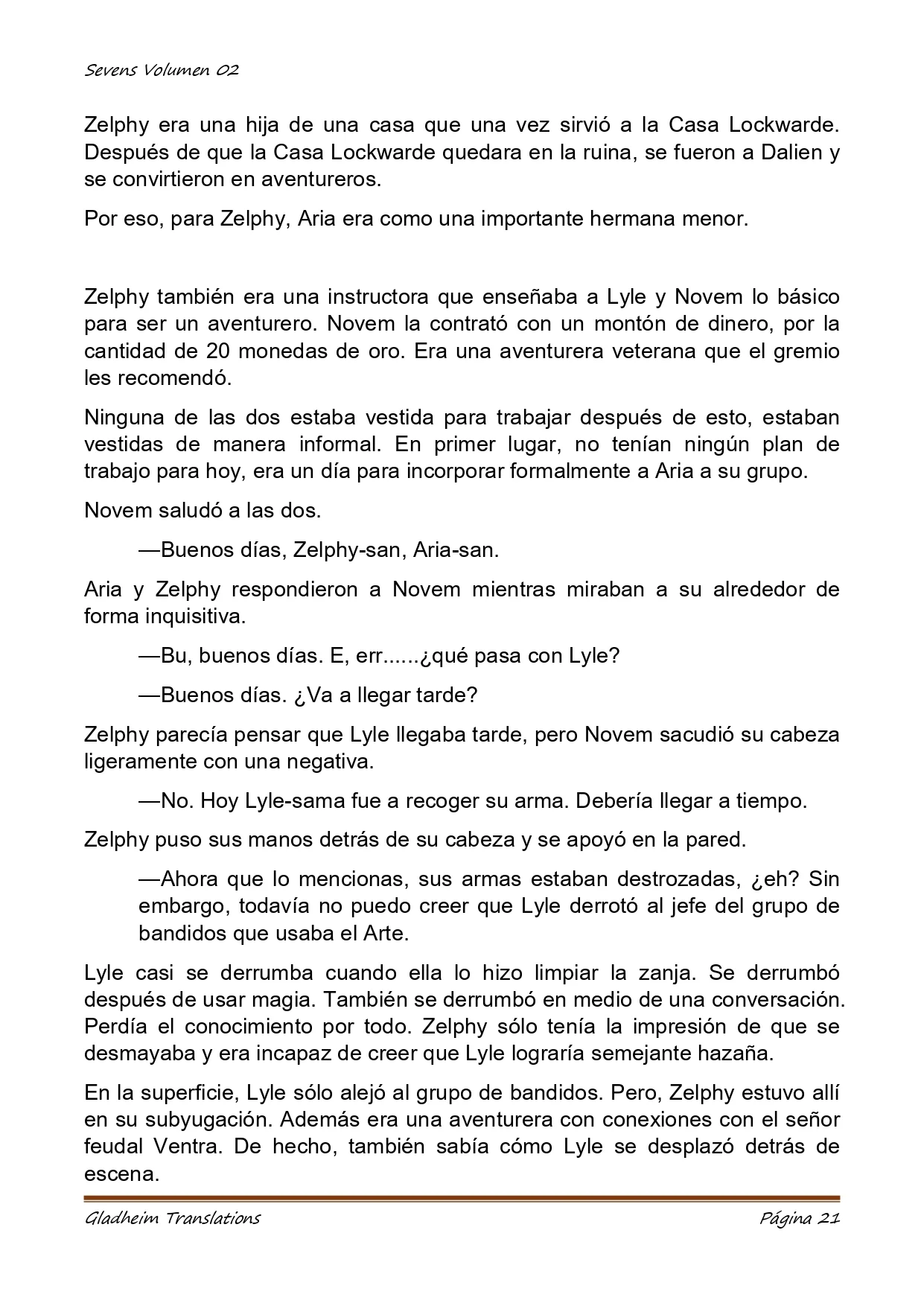 Página 21 del Manga