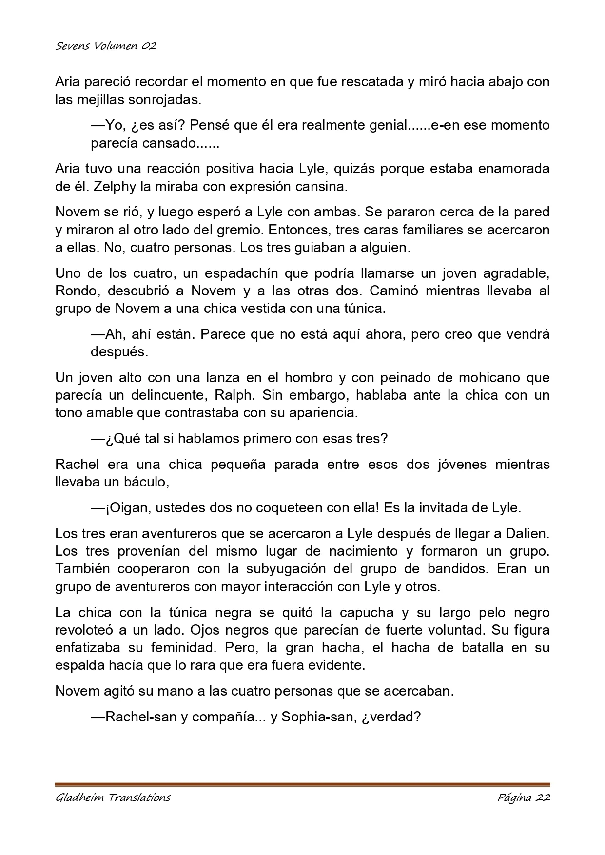 Página 22 del Manga