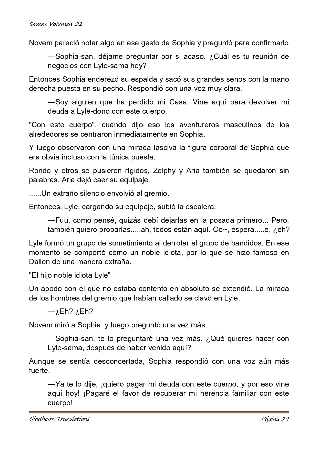 Página 24 del Manga