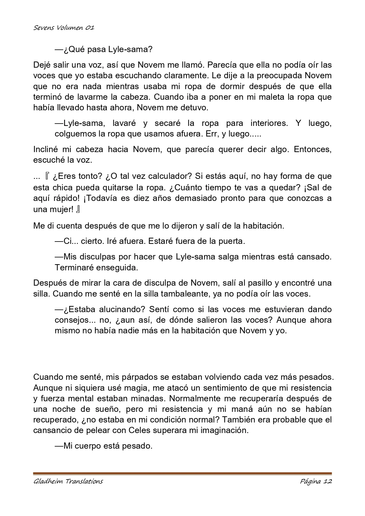 Página 12 del Manga