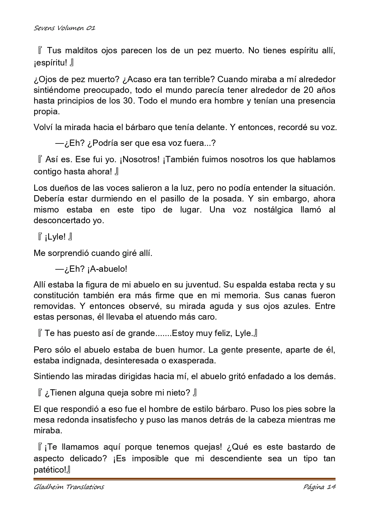 Página 14 del Manga