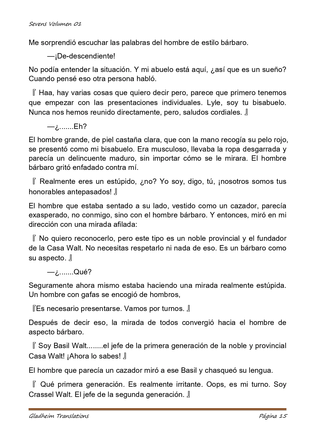 Página 15 del Manga