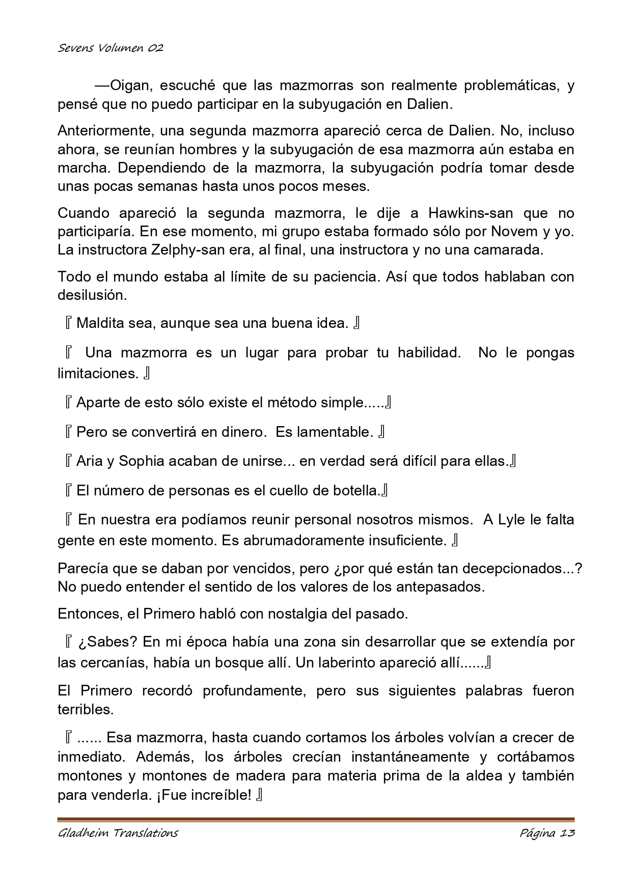 Página 13 del Manga