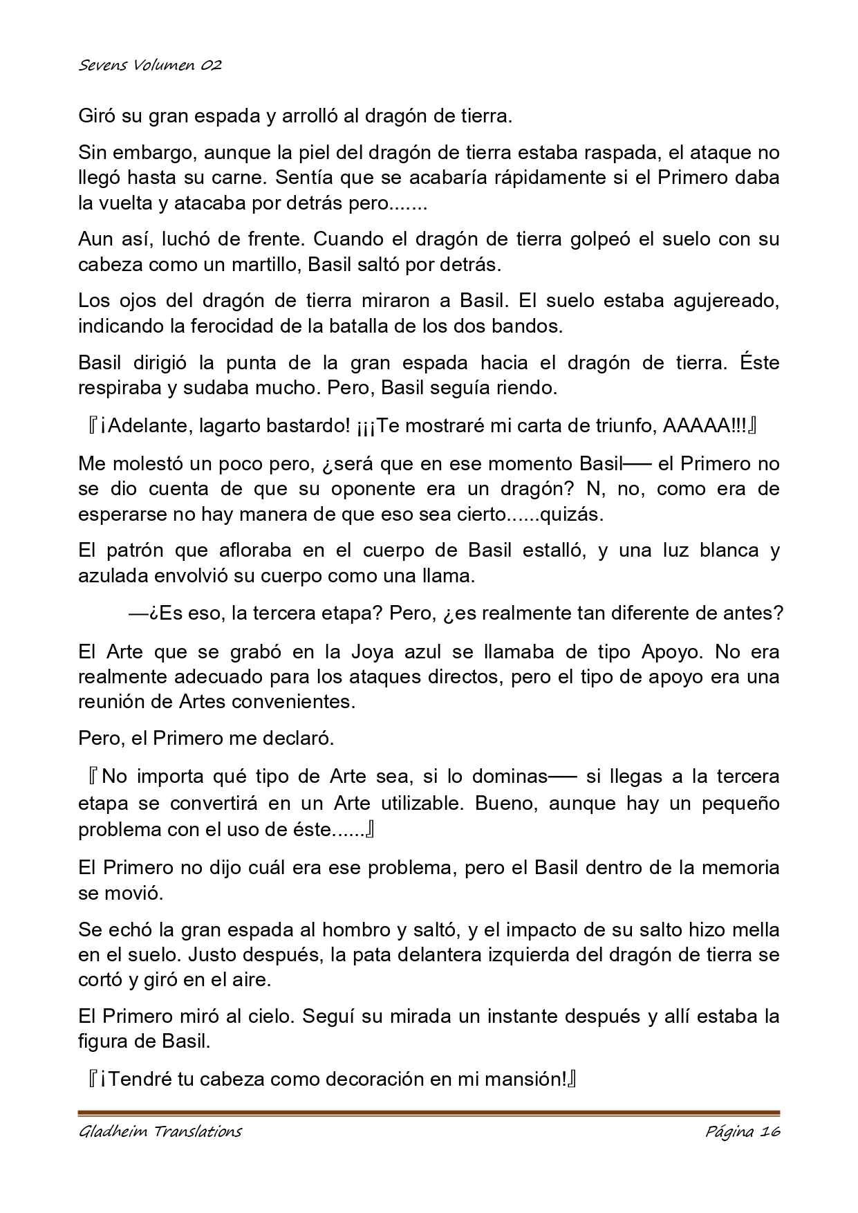 Página 16 del Manga