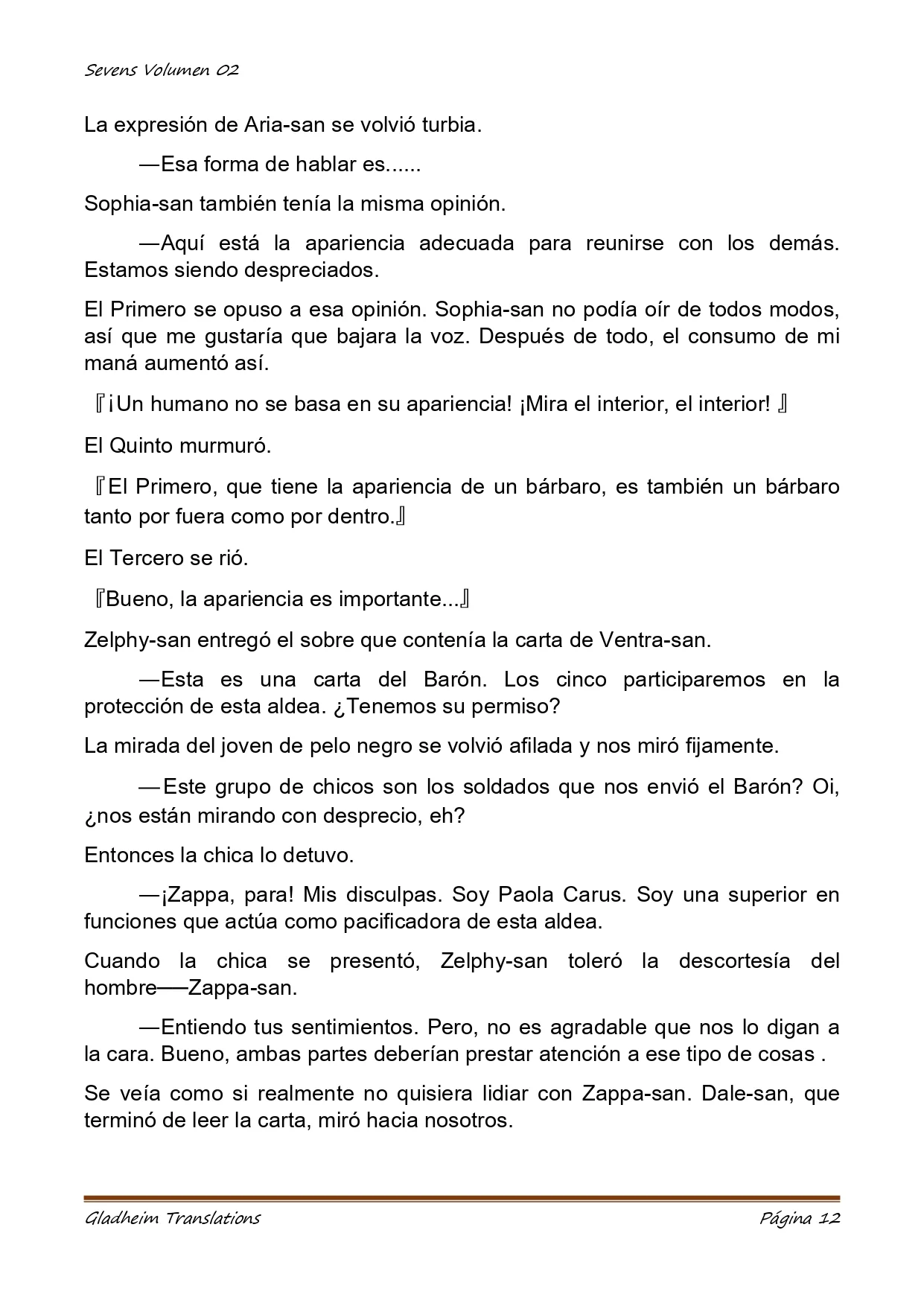 Página 12 del Manga