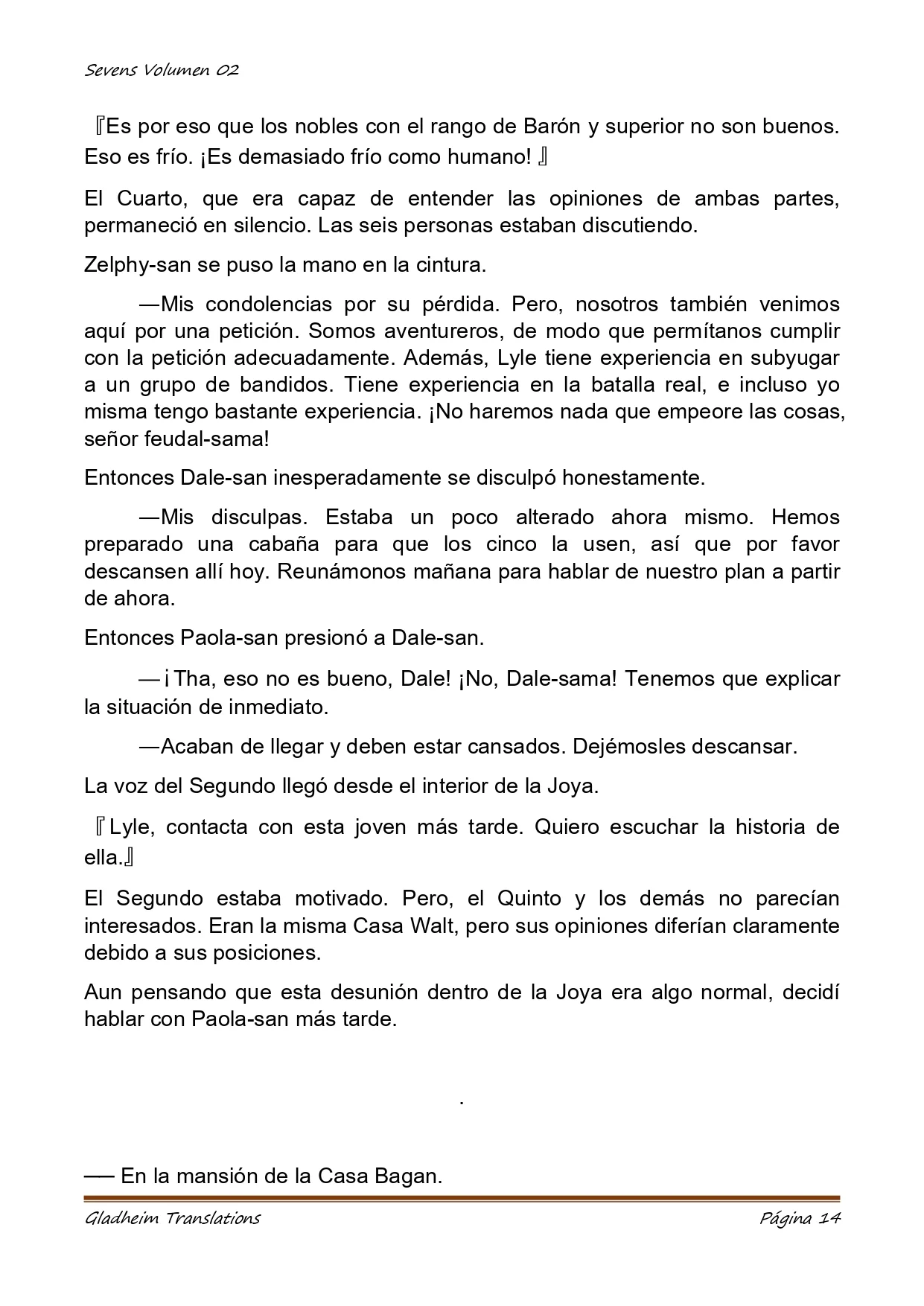 Página 14 del Manga