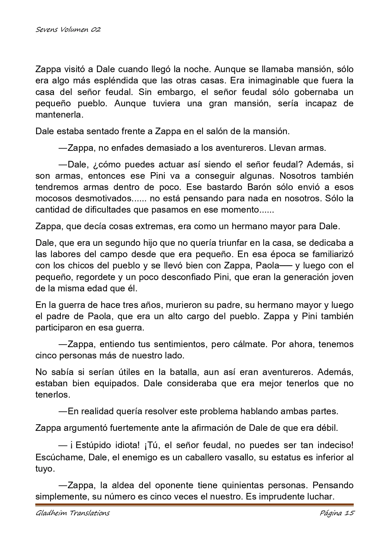 Página 15 del Manga