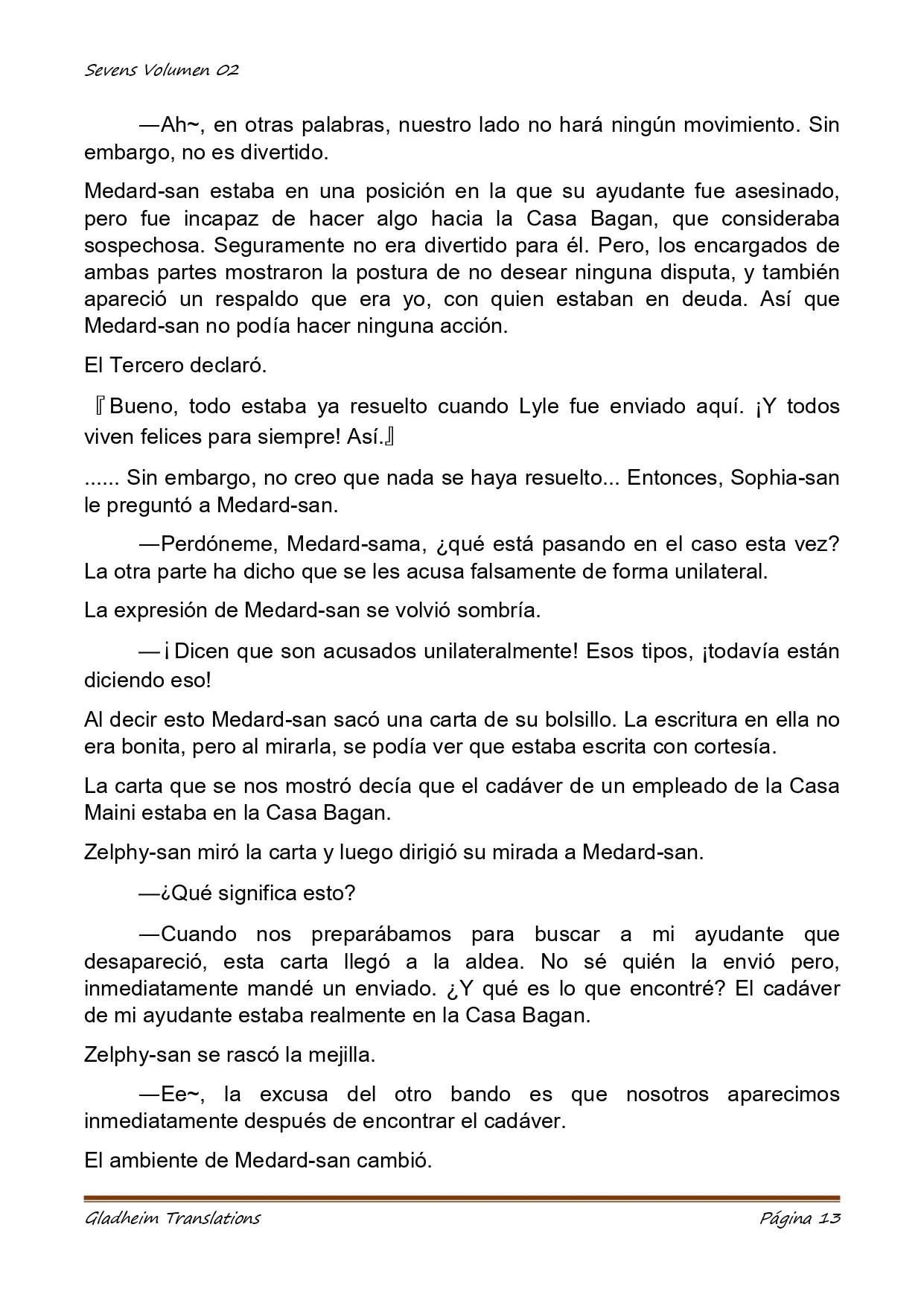 Página 13 del Manga