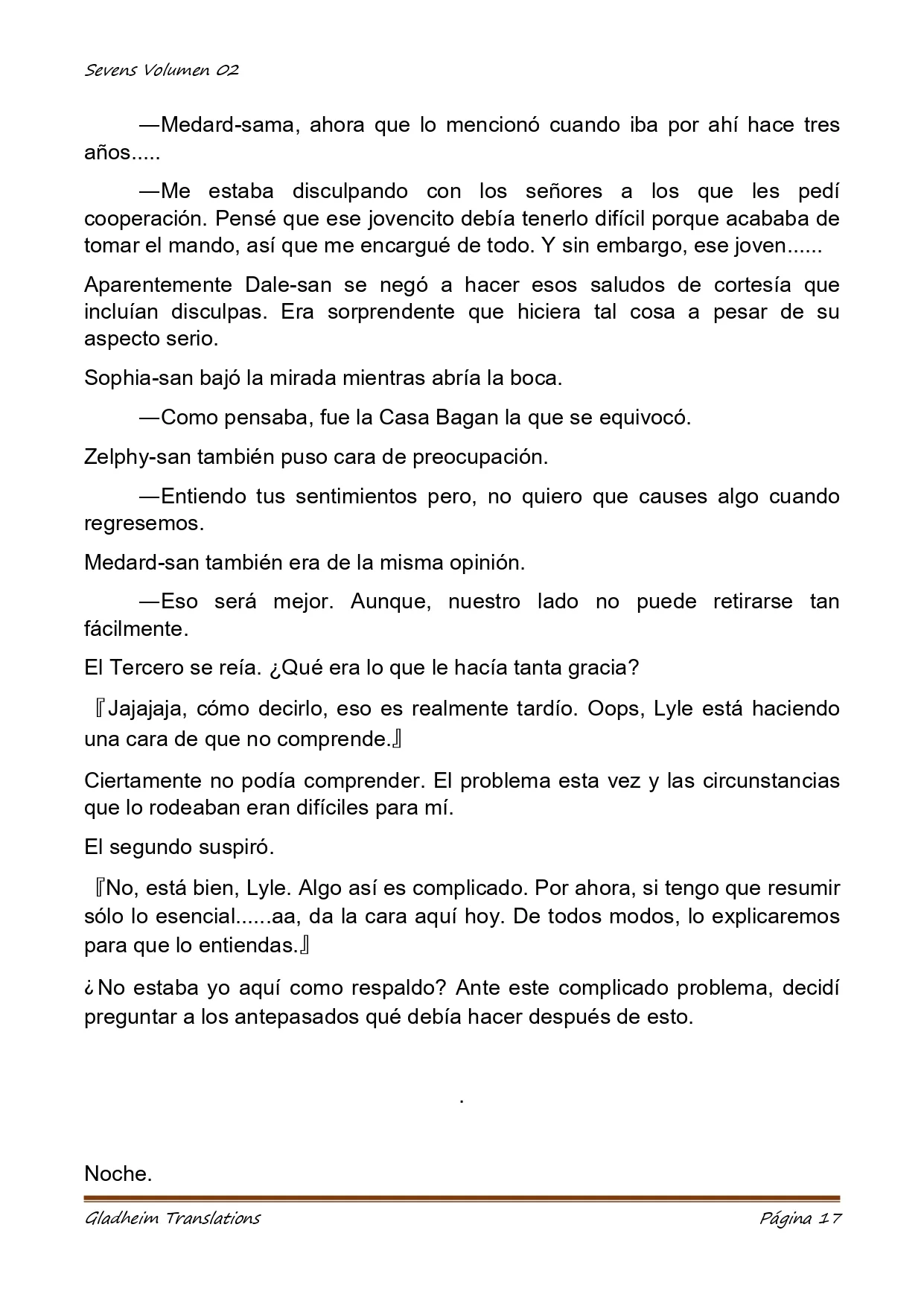 Página 17 del Manga