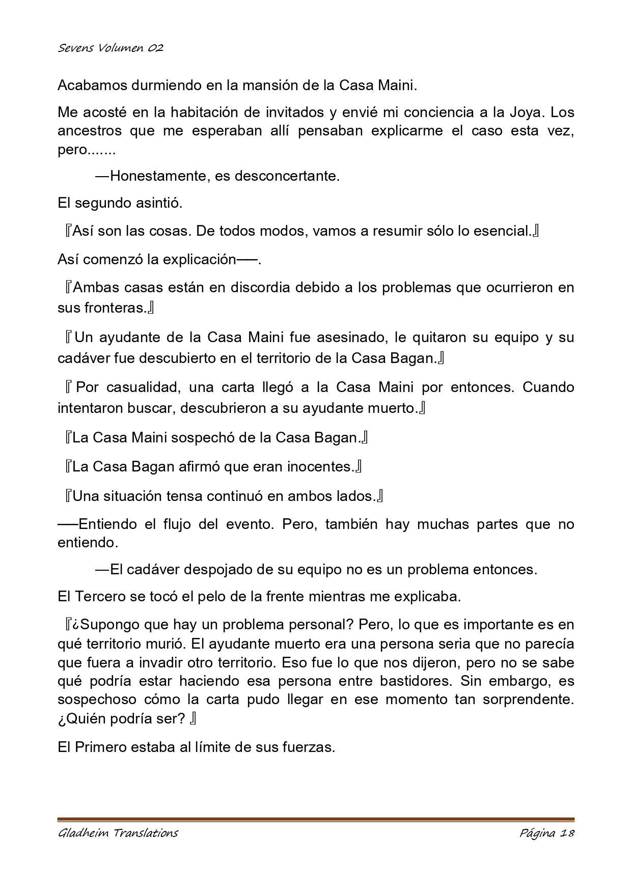 Página 18 del Manga