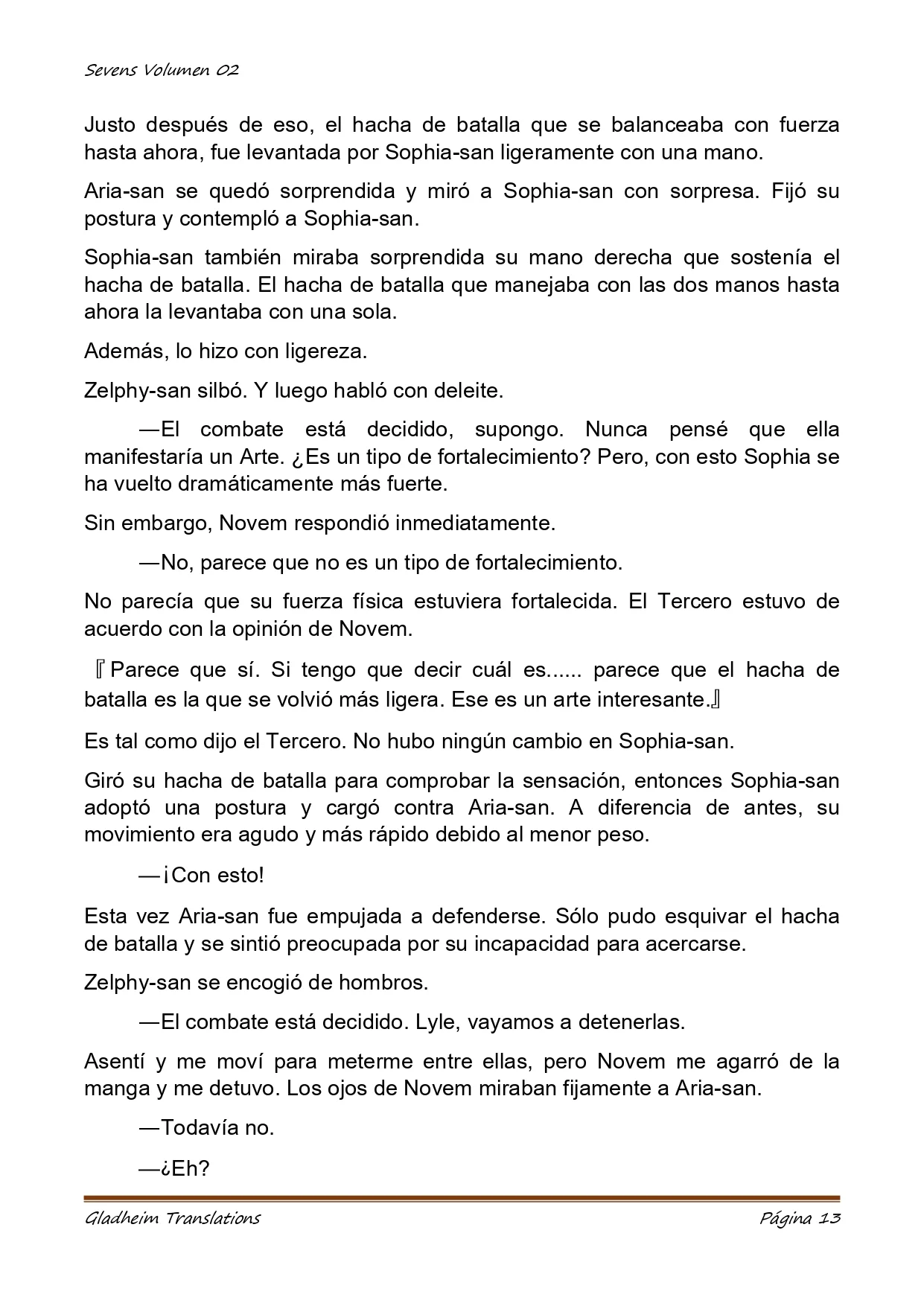 Página 13 del Manga