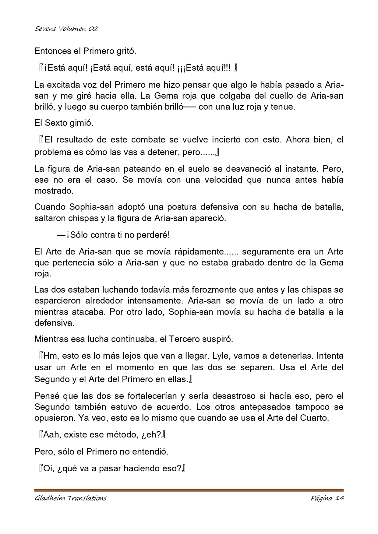 Página 14 del Manga