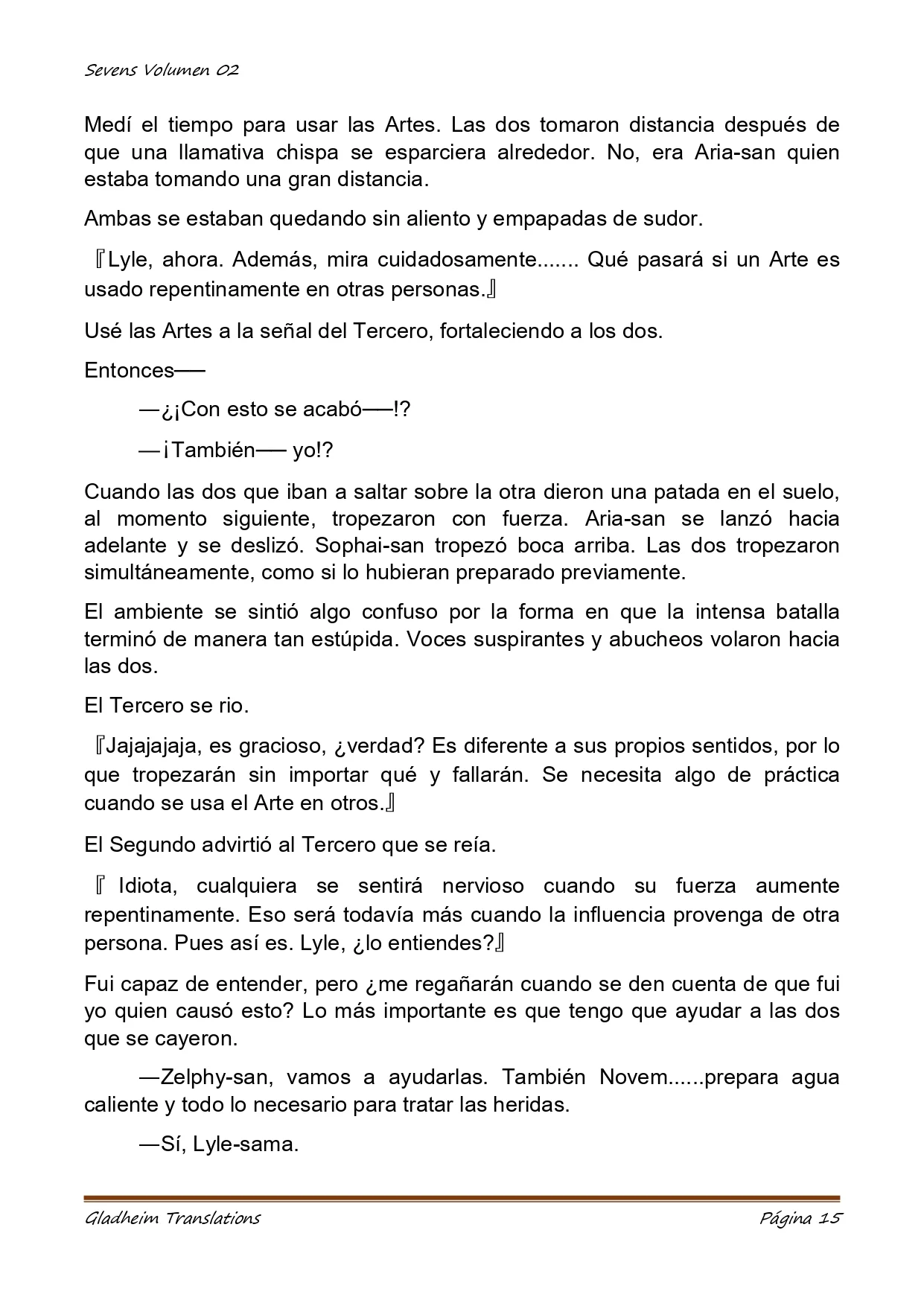 Página 15 del Manga