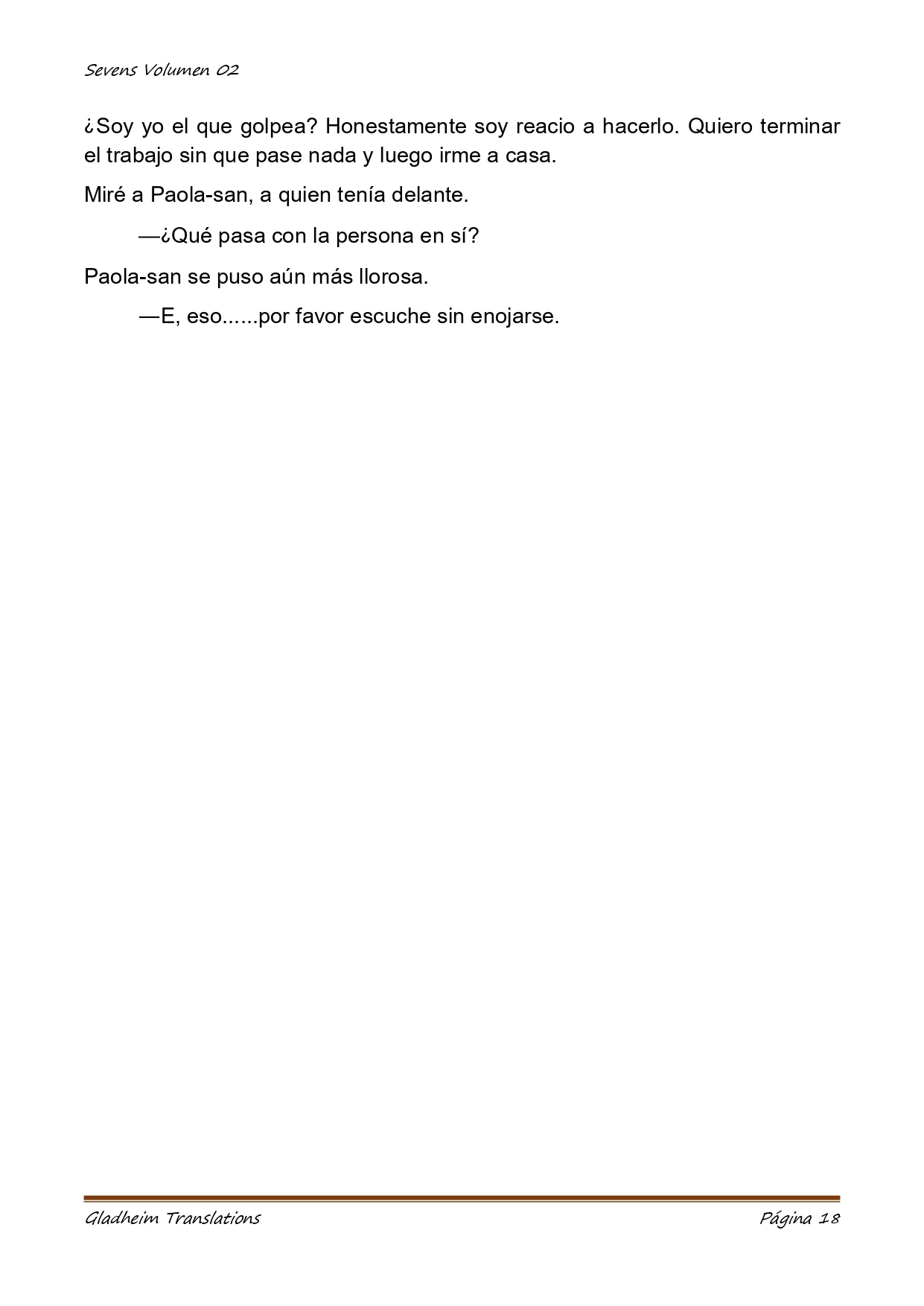 Página 18 del Manga