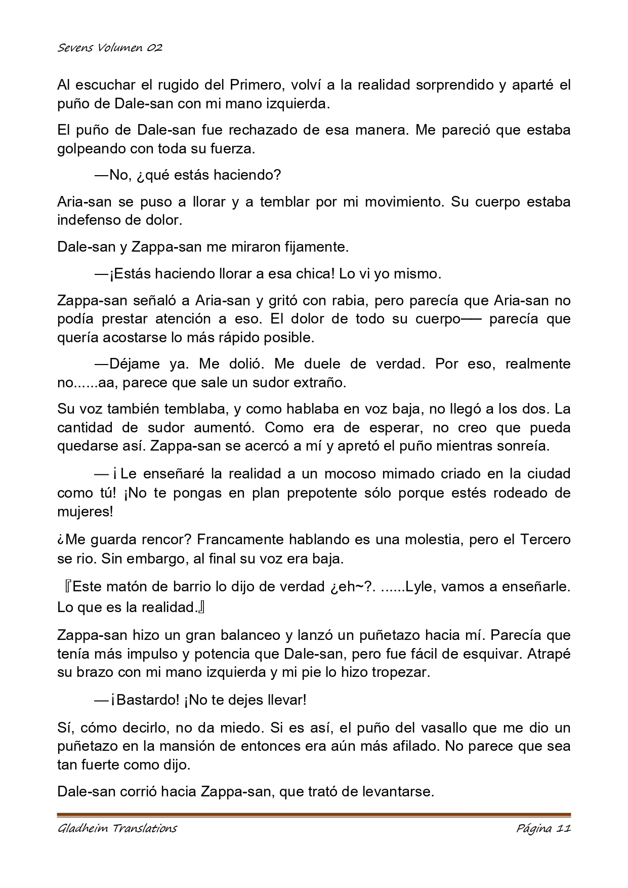 Página 11 del Manga