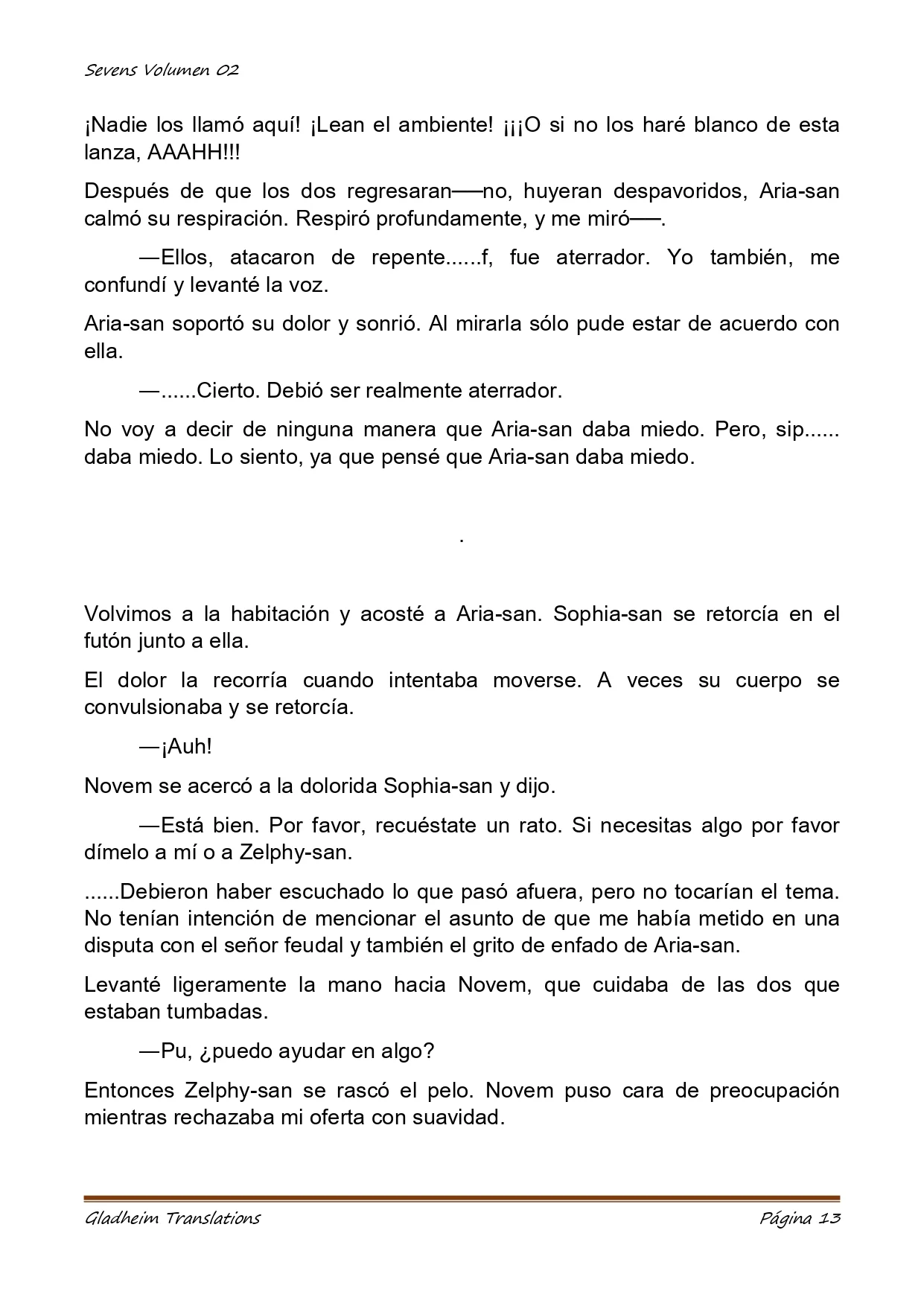 Página 13 del Manga