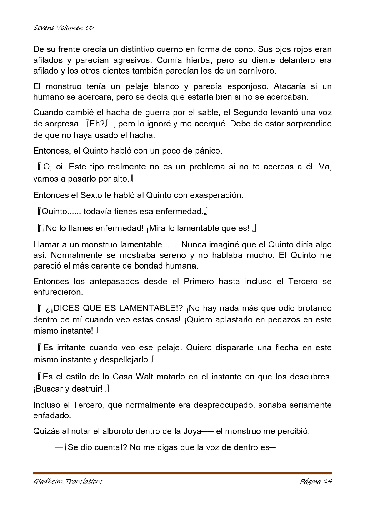 Página 14 del Manga