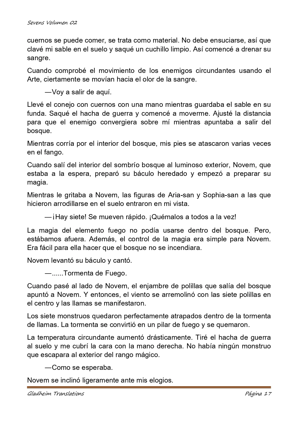 Página 17 del Manga