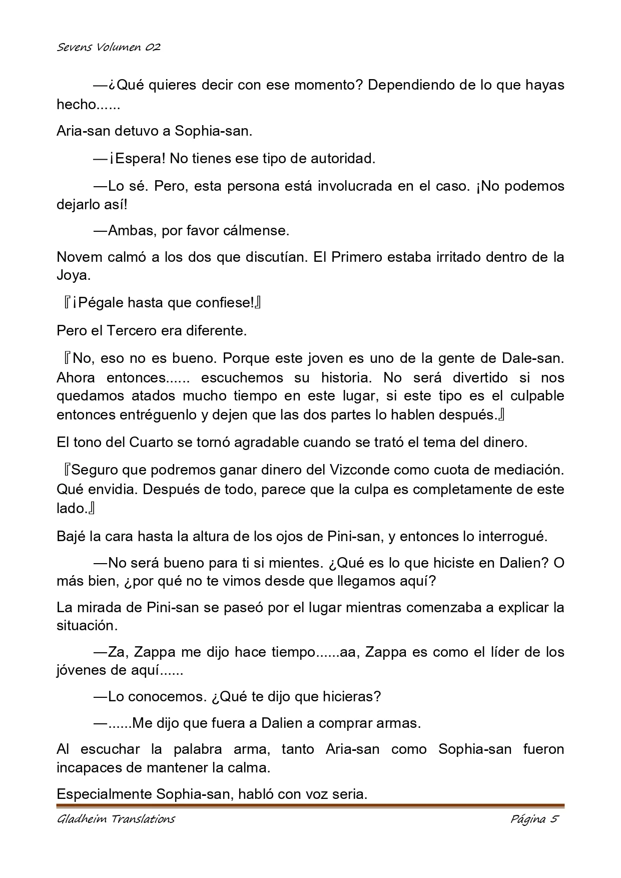 Página 5 del Manga