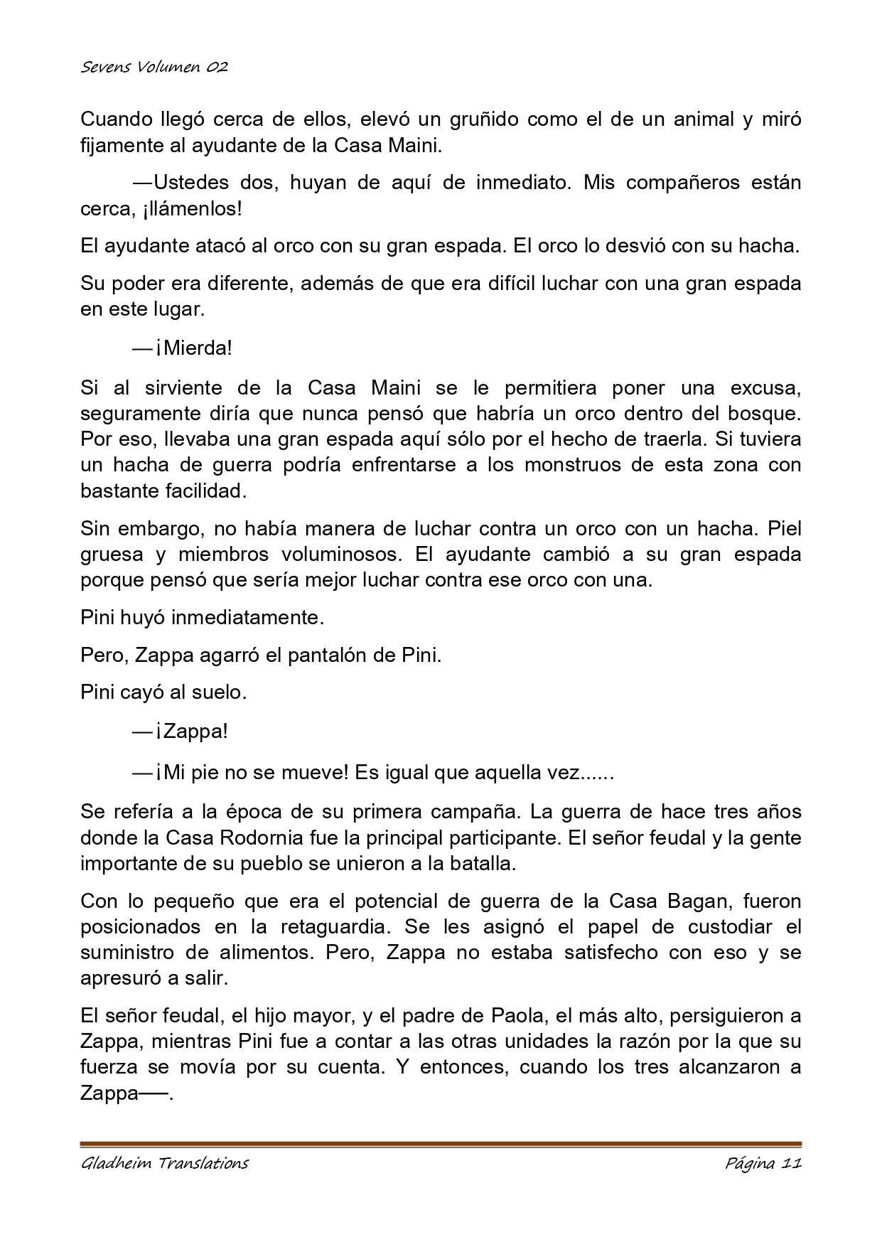 Página 11 del Manga