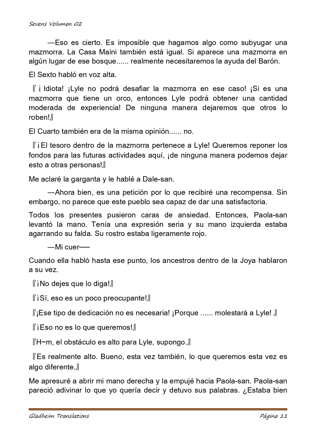 Página 11 del Manga