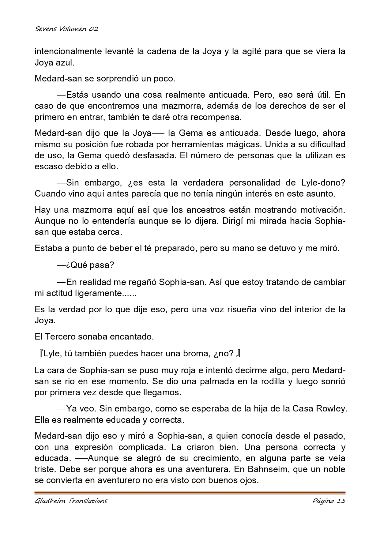 Página 15 del Manga