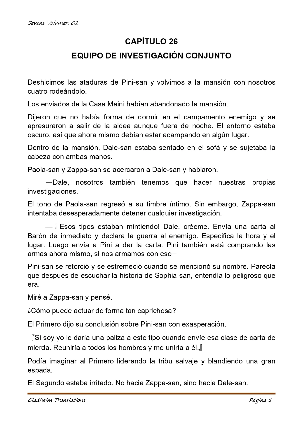 Página 20 del Manga