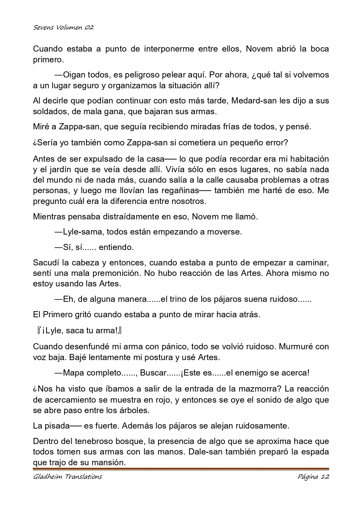 Página 12 del Manga