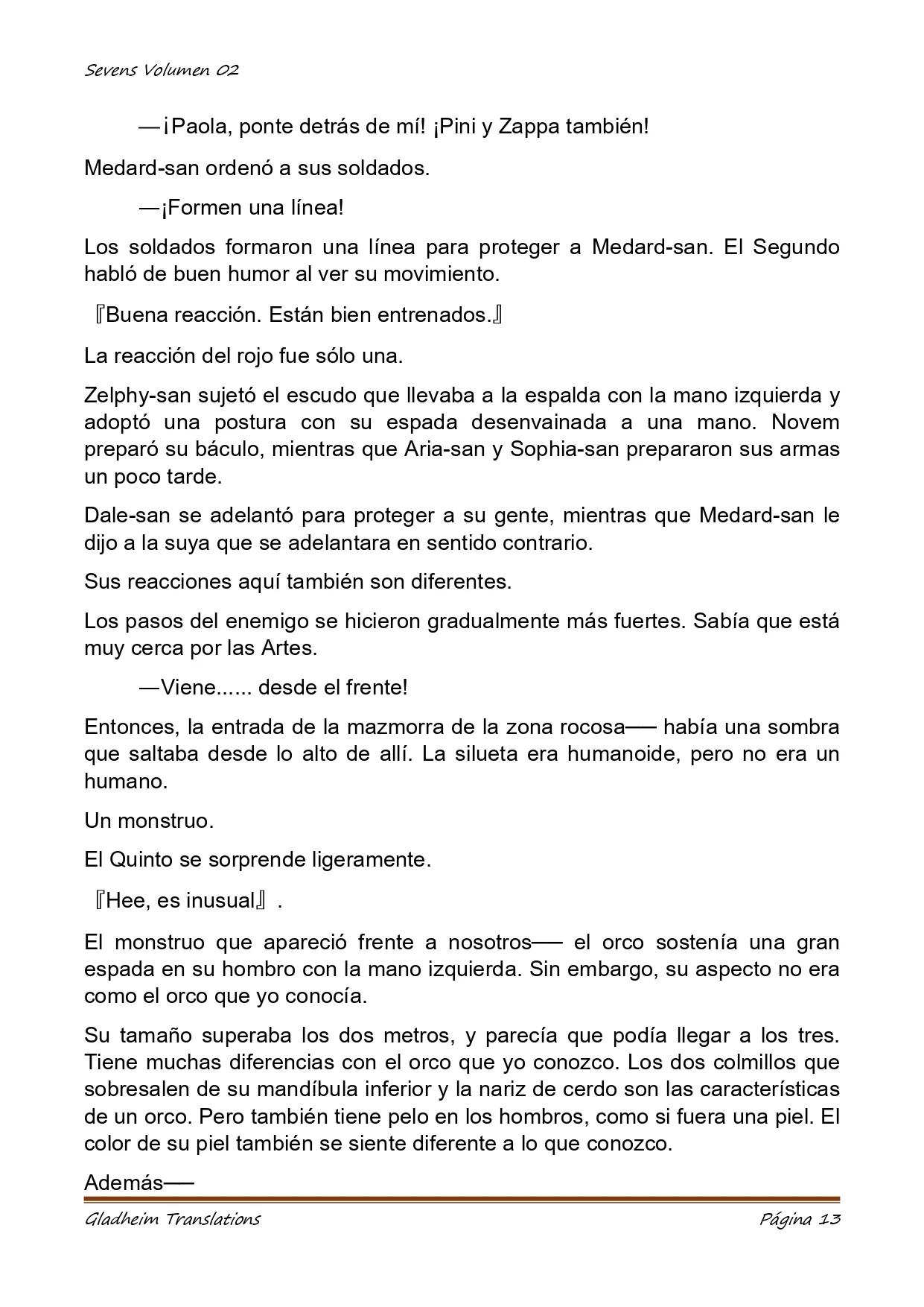 Página 13 del Manga