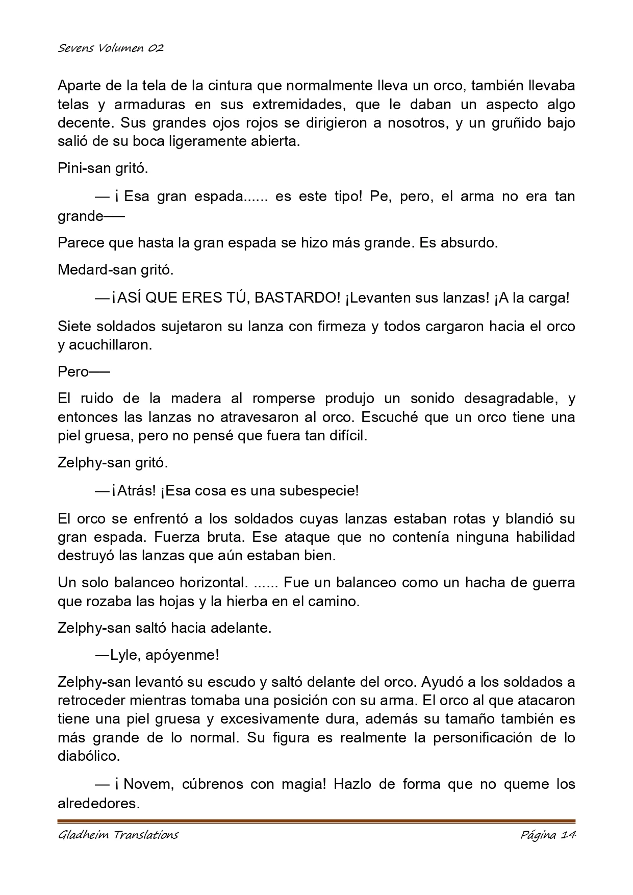 Página 14 del Manga