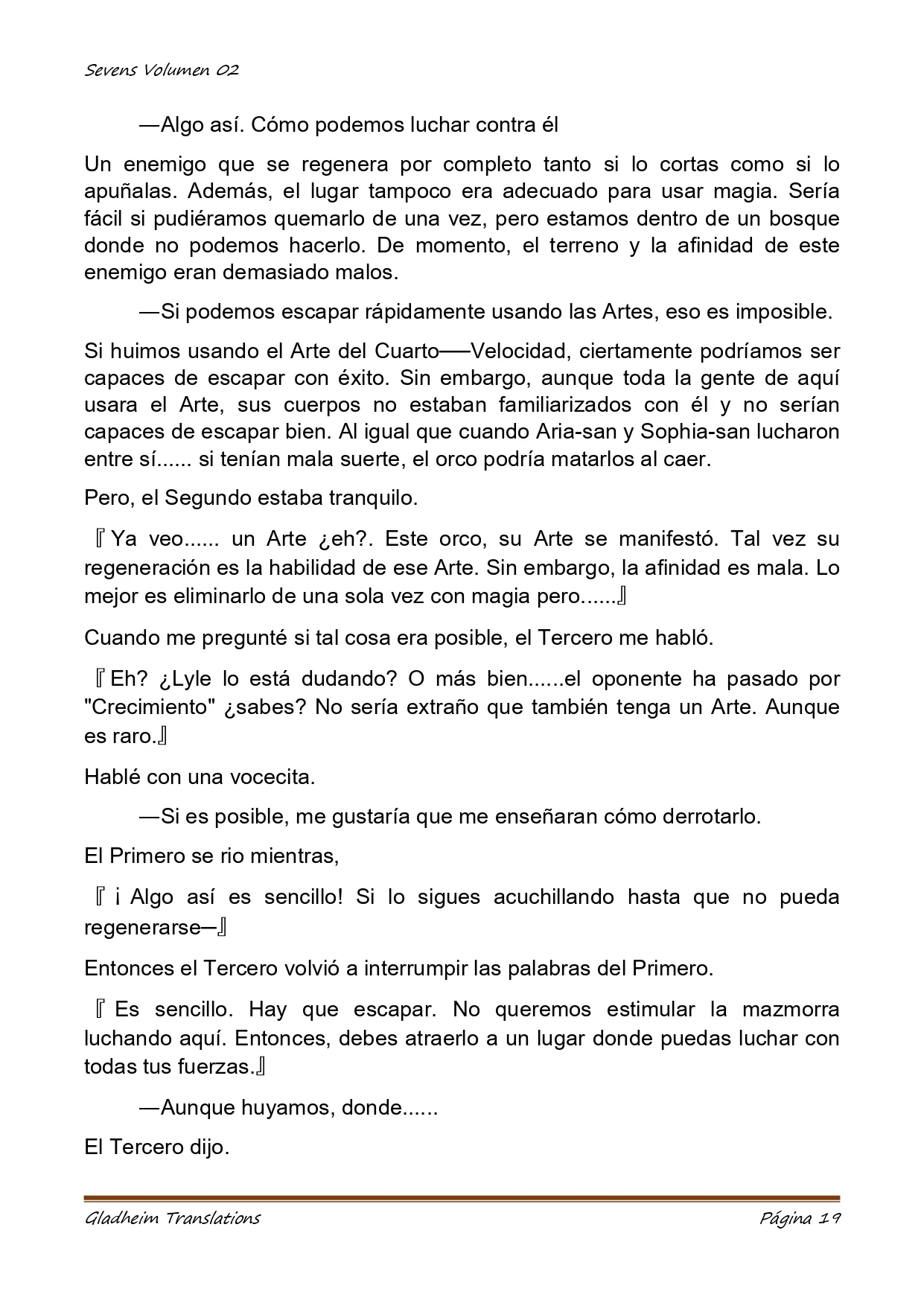 Página 19 del Manga