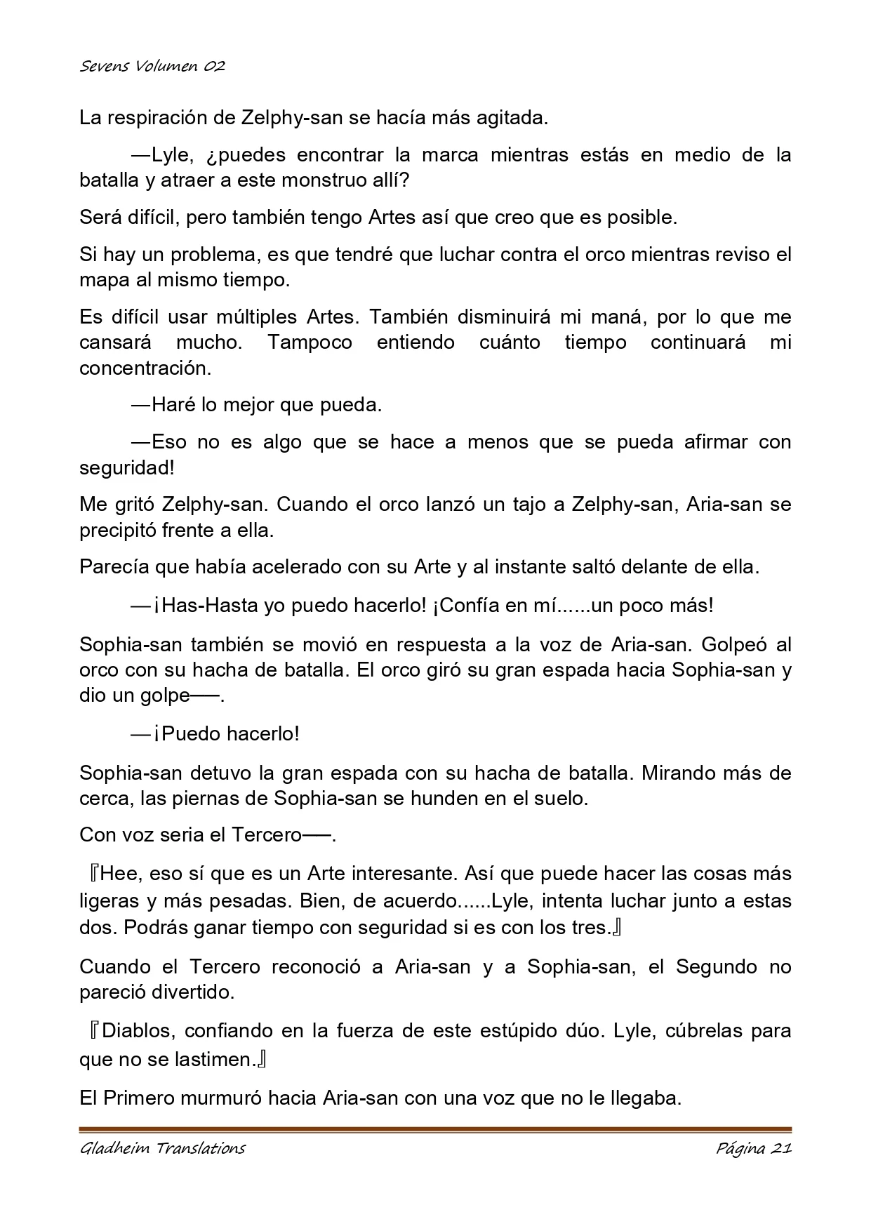 Página 21 del Manga