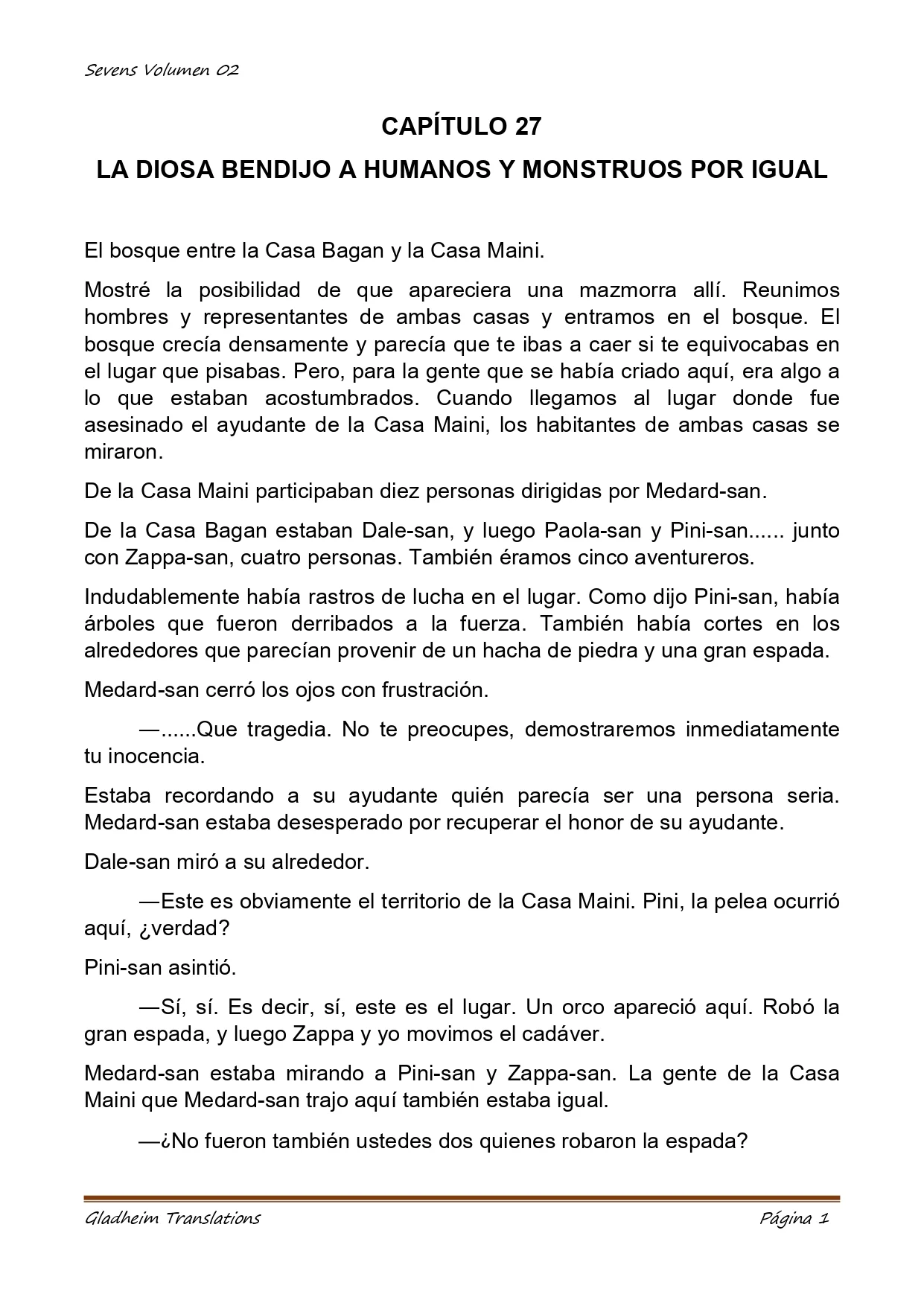 Página 27 del Manga